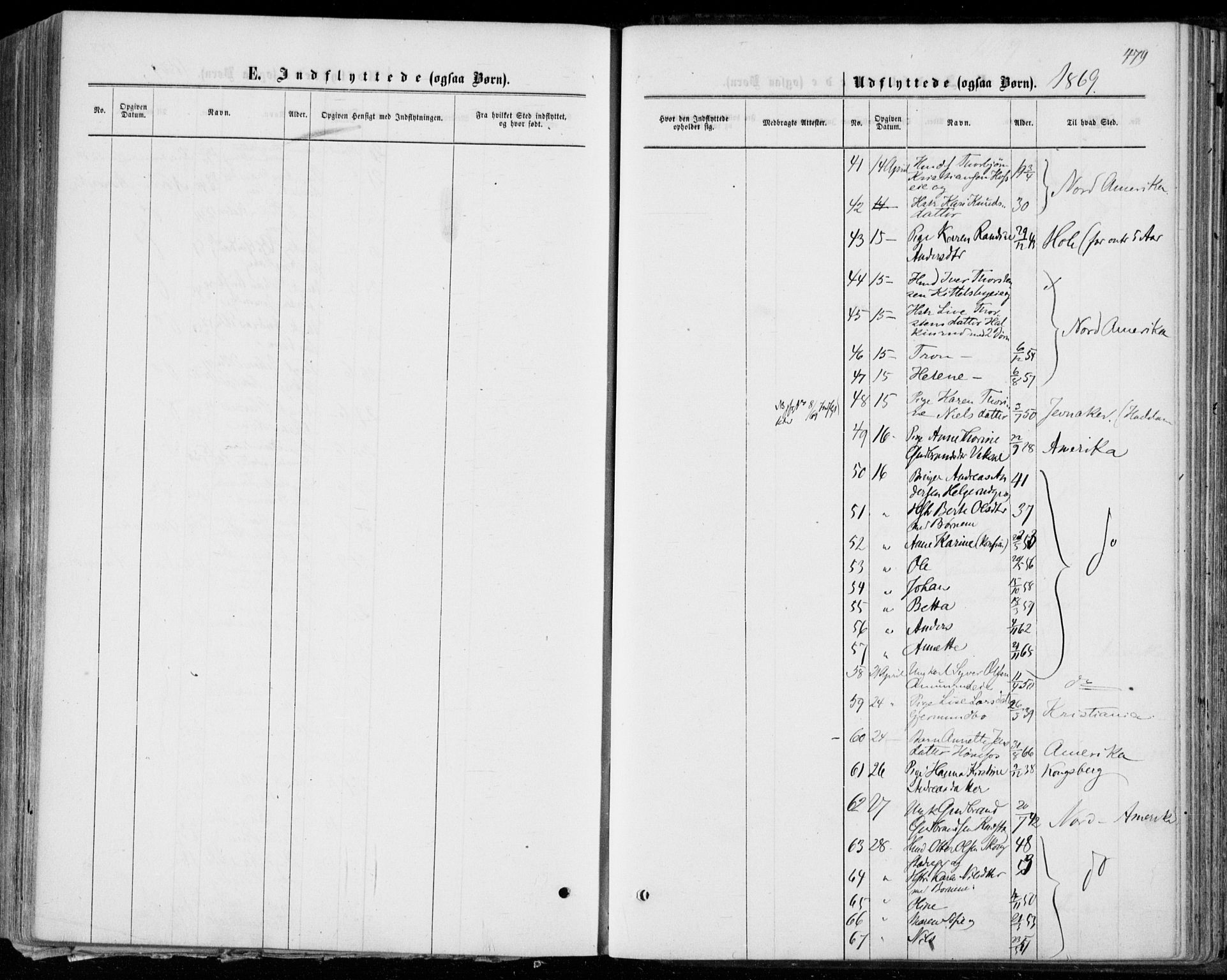 Norderhov kirkebøker, AV/SAKO-A-237/F/Fa/L0013: Parish register (official) no. 13, 1866-1874, p. 479