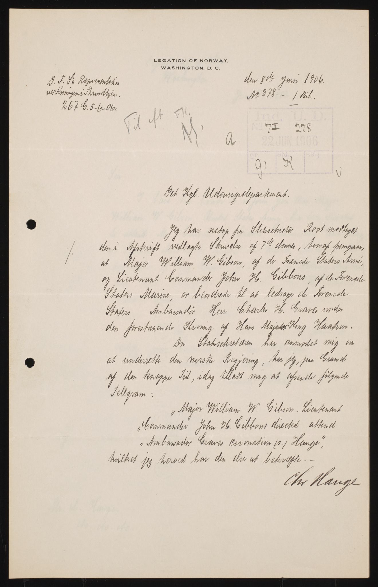 Utenriksdepartementet, AV/RA-S-2259, 1844-1931, p. 893