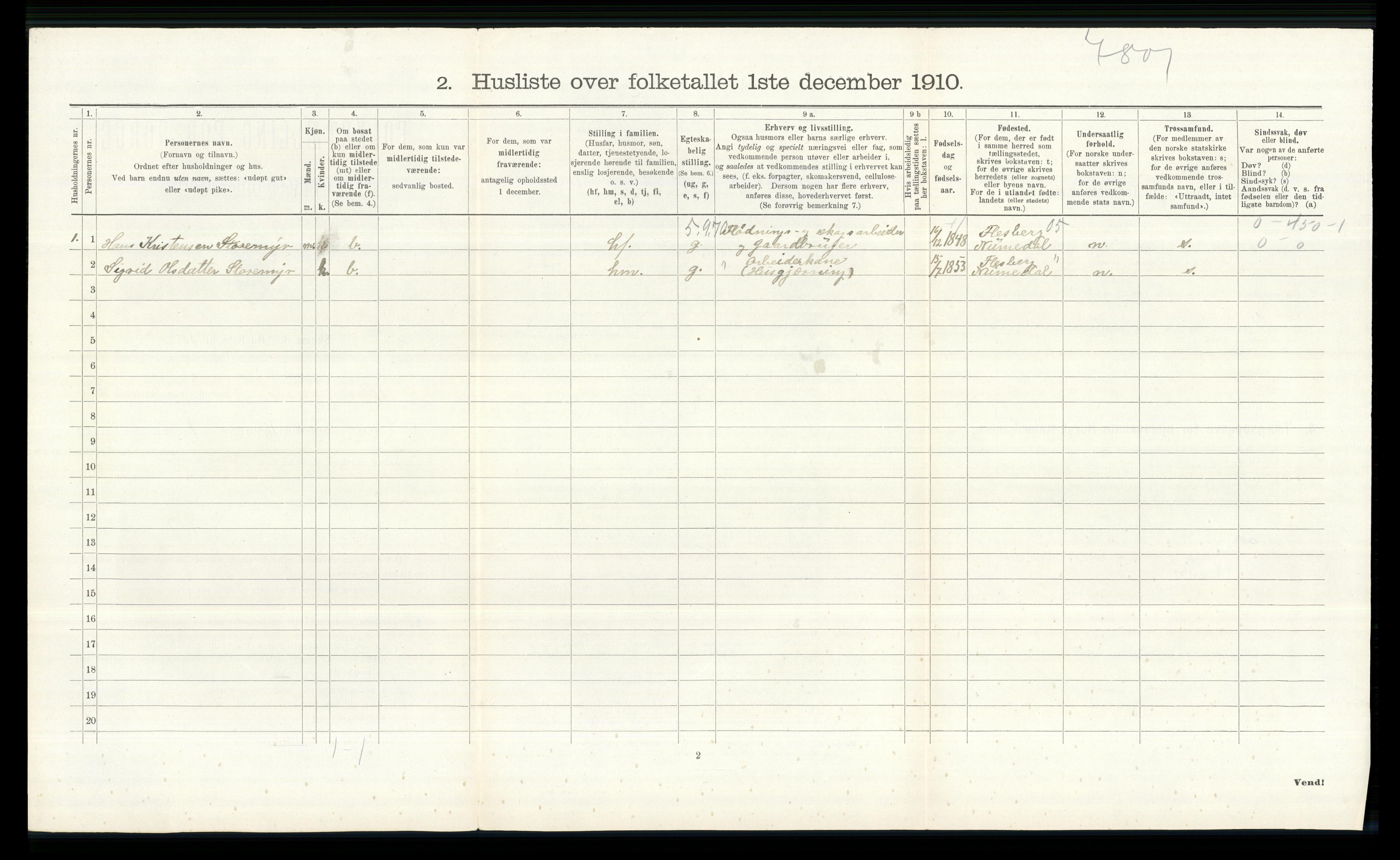 RA, 1910 census for Øvre Eiker, 1910, p. 1038