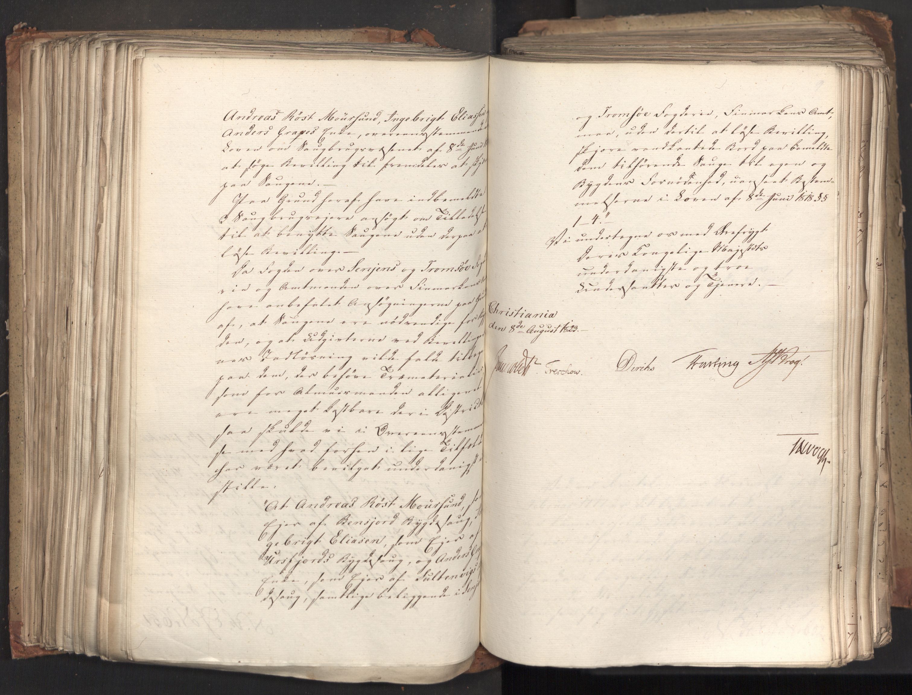 Statsrådsavdelingen i Stockholm, AV/RA-S-1003/D/Da/L0035: Regjeringsinnstillinger nr. 541-840, 1823, p. 285