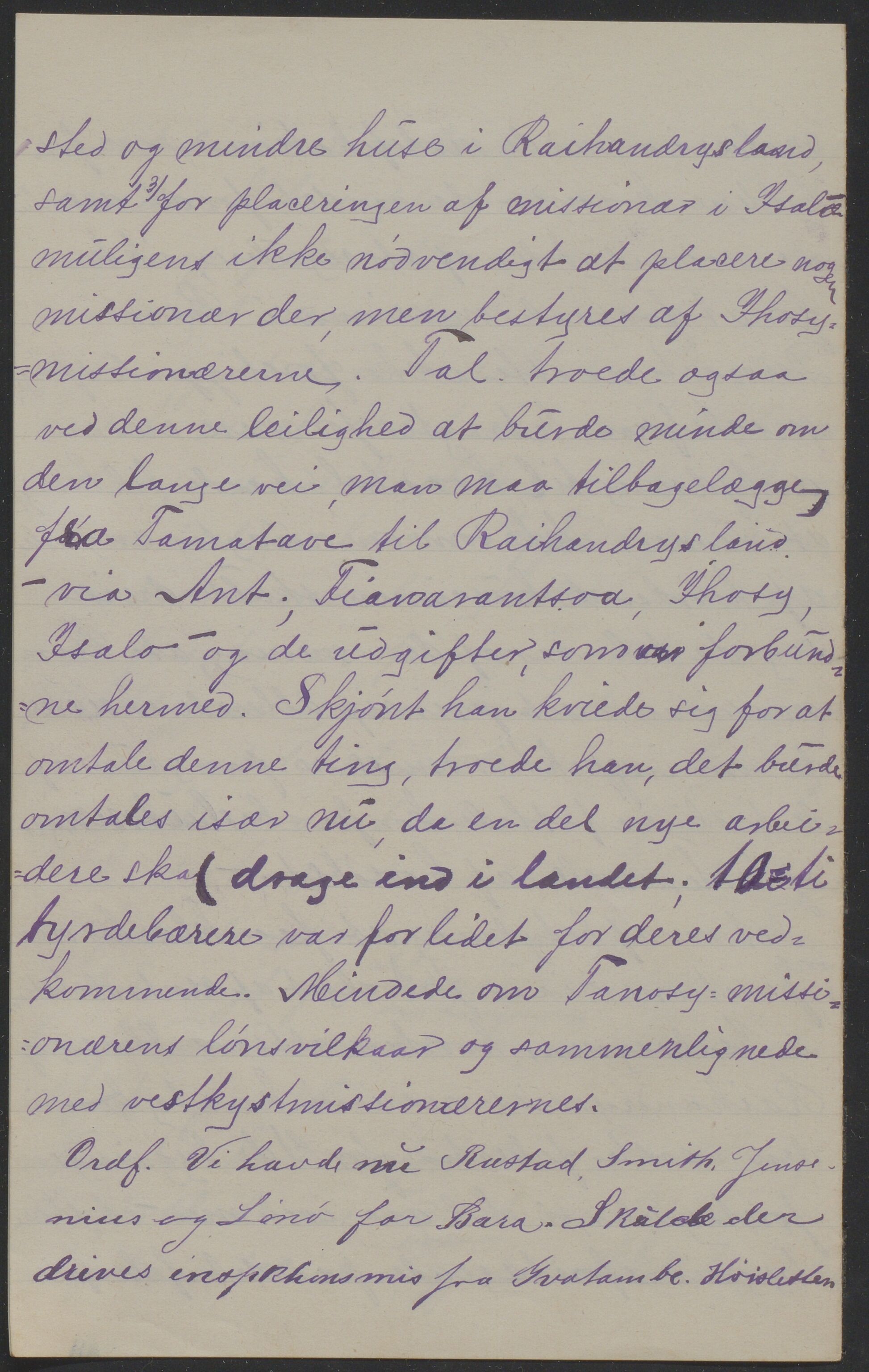 Det Norske Misjonsselskap - hovedadministrasjonen, VID/MA-A-1045/D/Da/Daa/L0039/0007: Konferansereferat og årsberetninger / Konferansereferat fra Madagaskar Innland., 1893