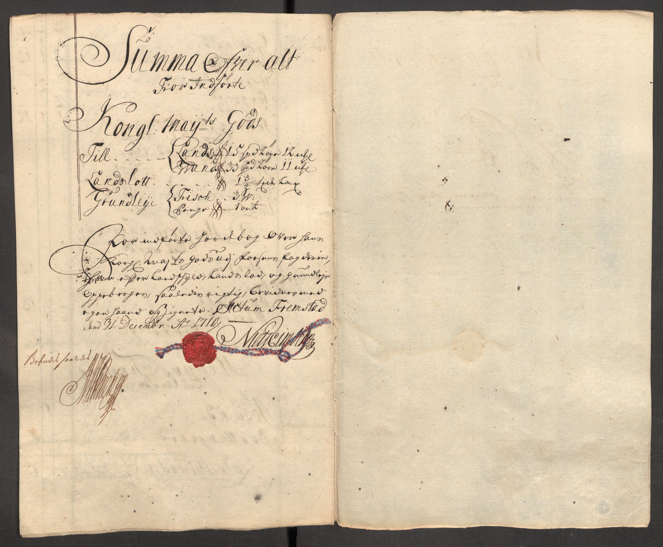 Rentekammeret inntil 1814, Reviderte regnskaper, Fogderegnskap, AV/RA-EA-4092/R57/L3859: Fogderegnskap Fosen, 1710, p. 103