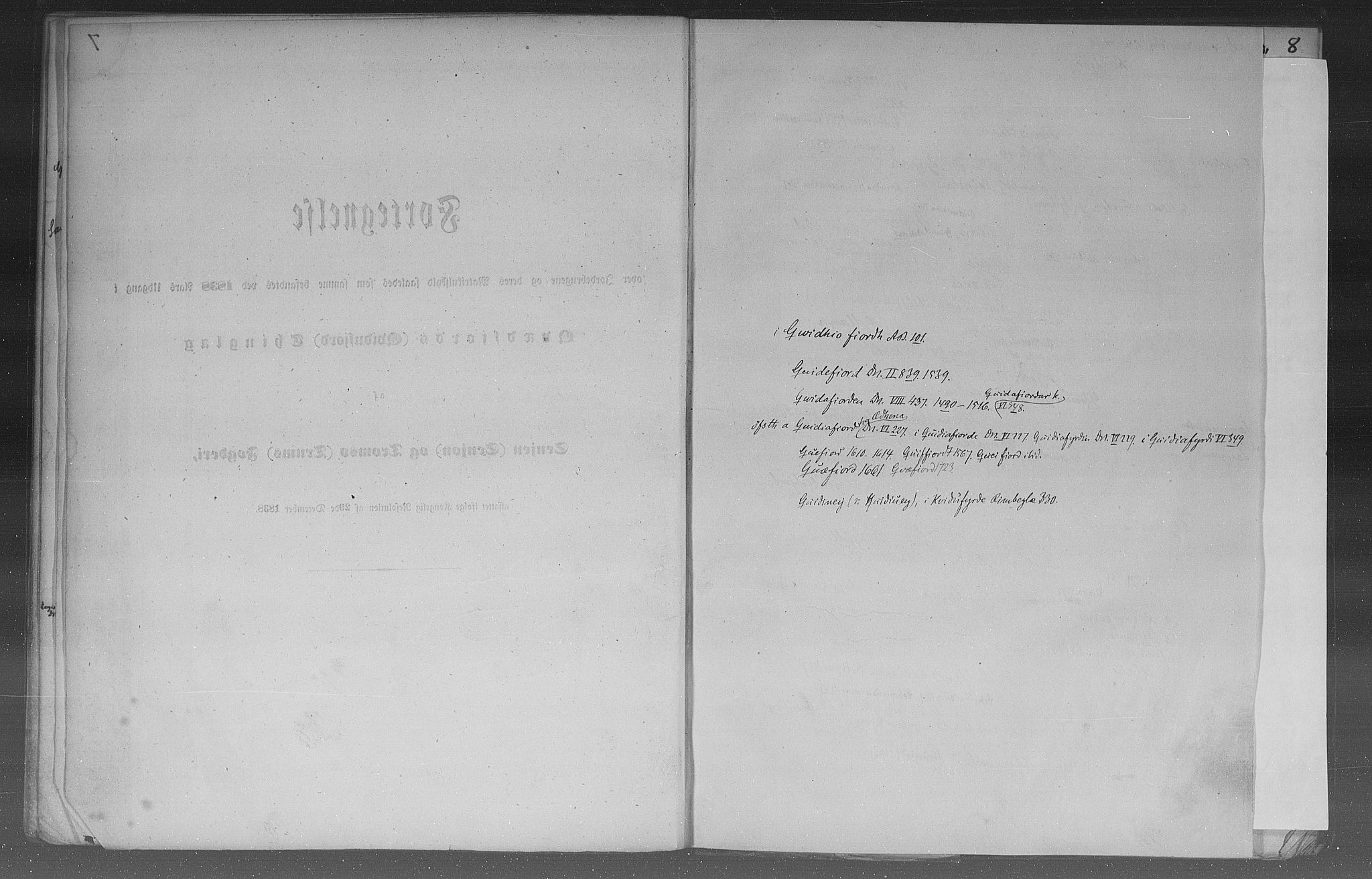 Rygh, AV/RA-PA-0034/F/Fb/L0015/0003: Matrikkelen for 1838 / Matrikkelen for 1838 - Tromsø amt (Troms fylke), 1838, p. 7b