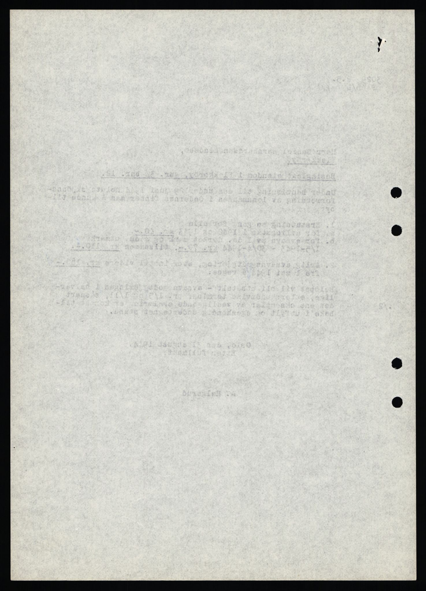 Forsvarsdepartementet, 10. kontor / Oppgjørskontoret, AV/RA-RAFA-1225/D/Da/L0062: Laksevika batteri, Kristiansand; Laksevåg ubåtbunker, Bergen, 1940-1962, p. 158