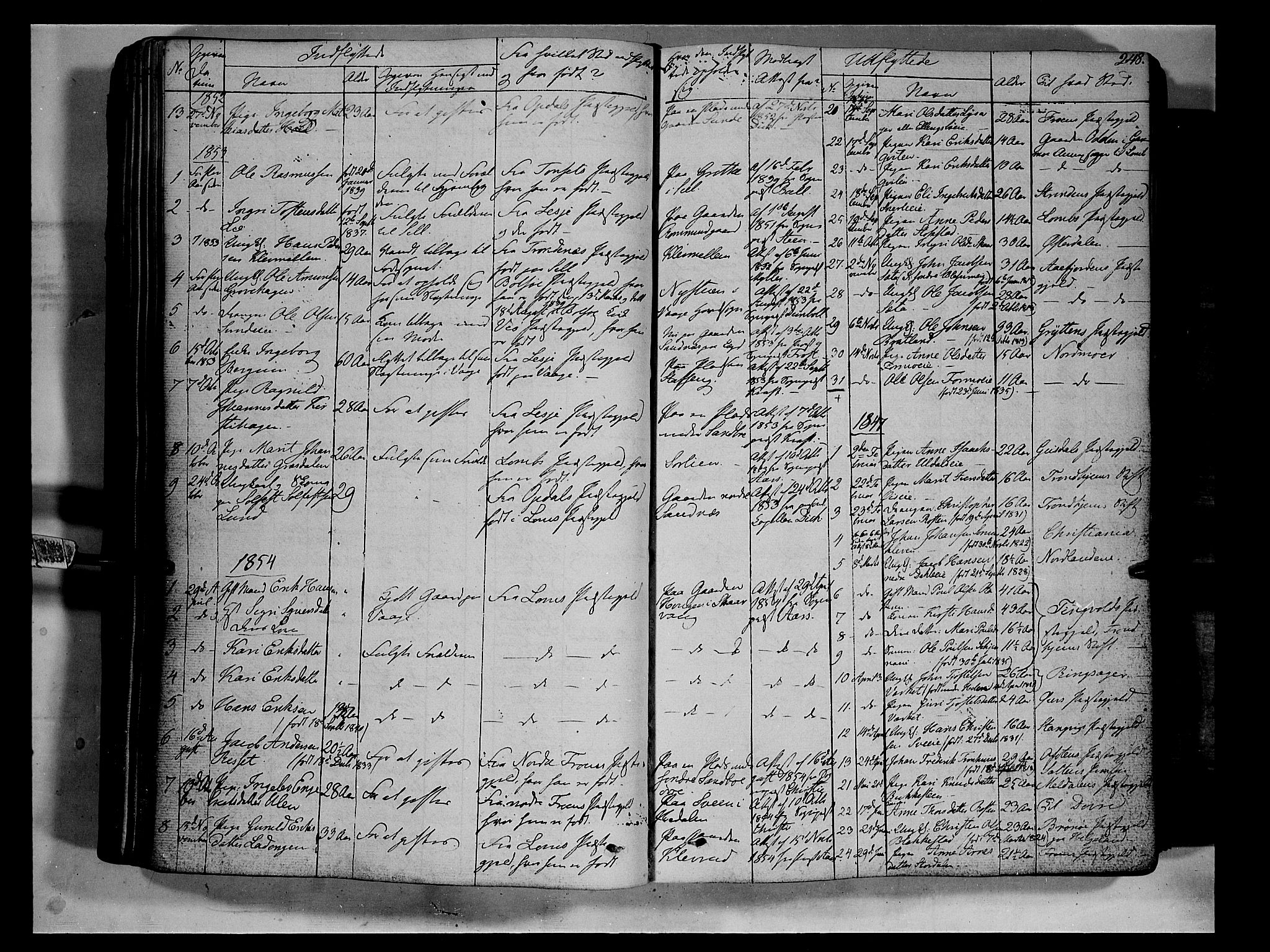 Vågå prestekontor, SAH/PREST-076/H/Ha/Haa/L0005: Parish register (official) no. 5 /1, 1842-1856, p. 248