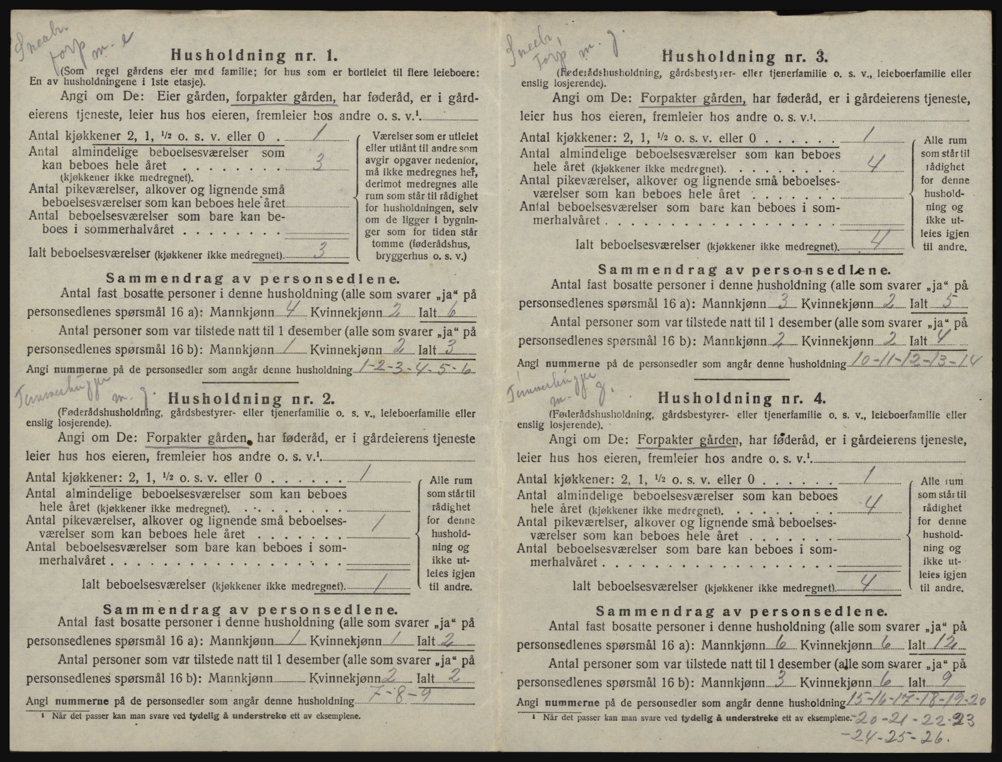 SAO, 1920 census for Øymark, 1920, p. 404