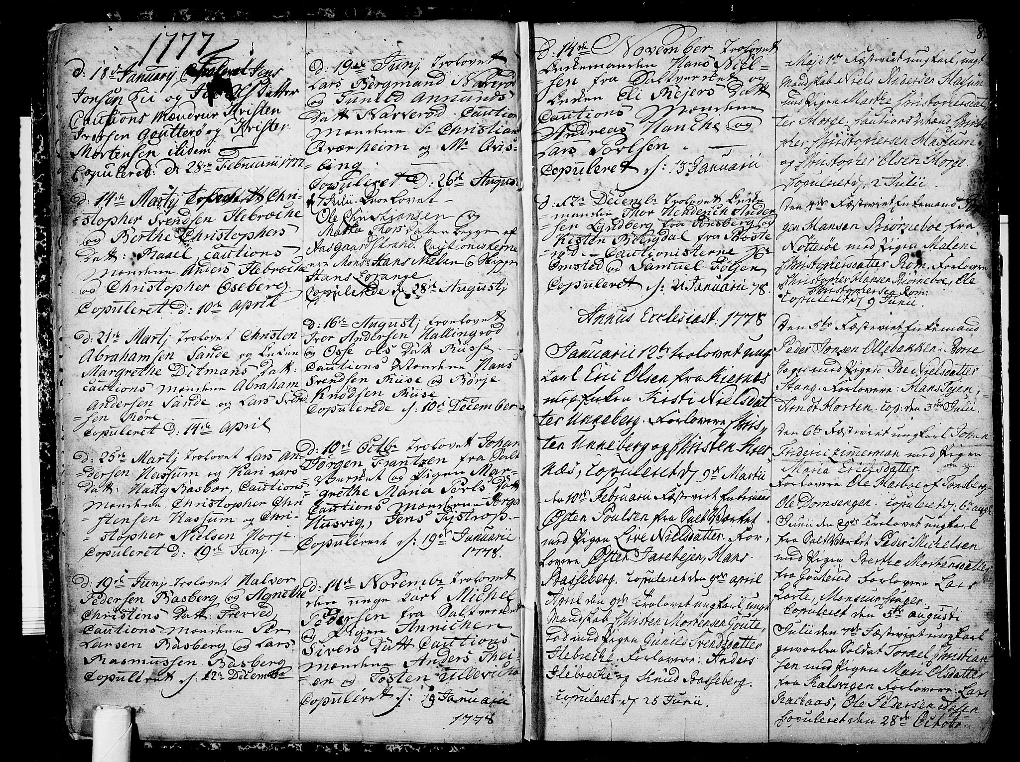 Sem kirkebøker, AV/SAKO-A-5/F/Fb/L0002: Parish register (official) no. II 2, 1764-1792, p. 8