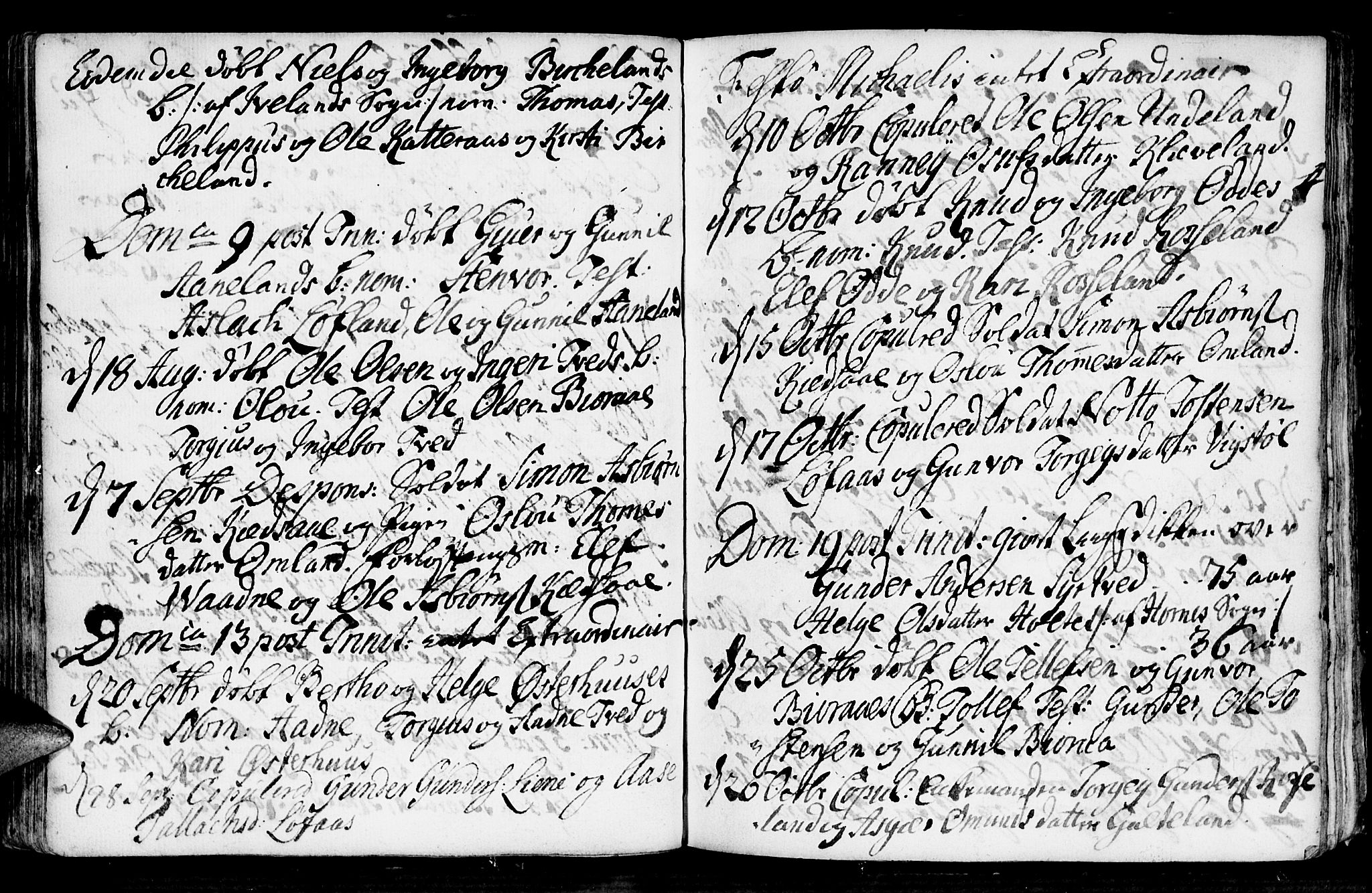 Evje sokneprestkontor, AV/SAK-1111-0008/F/Fa/Faa/L0001: Parish register (official) no. A 1, 1705-1760, p. 107