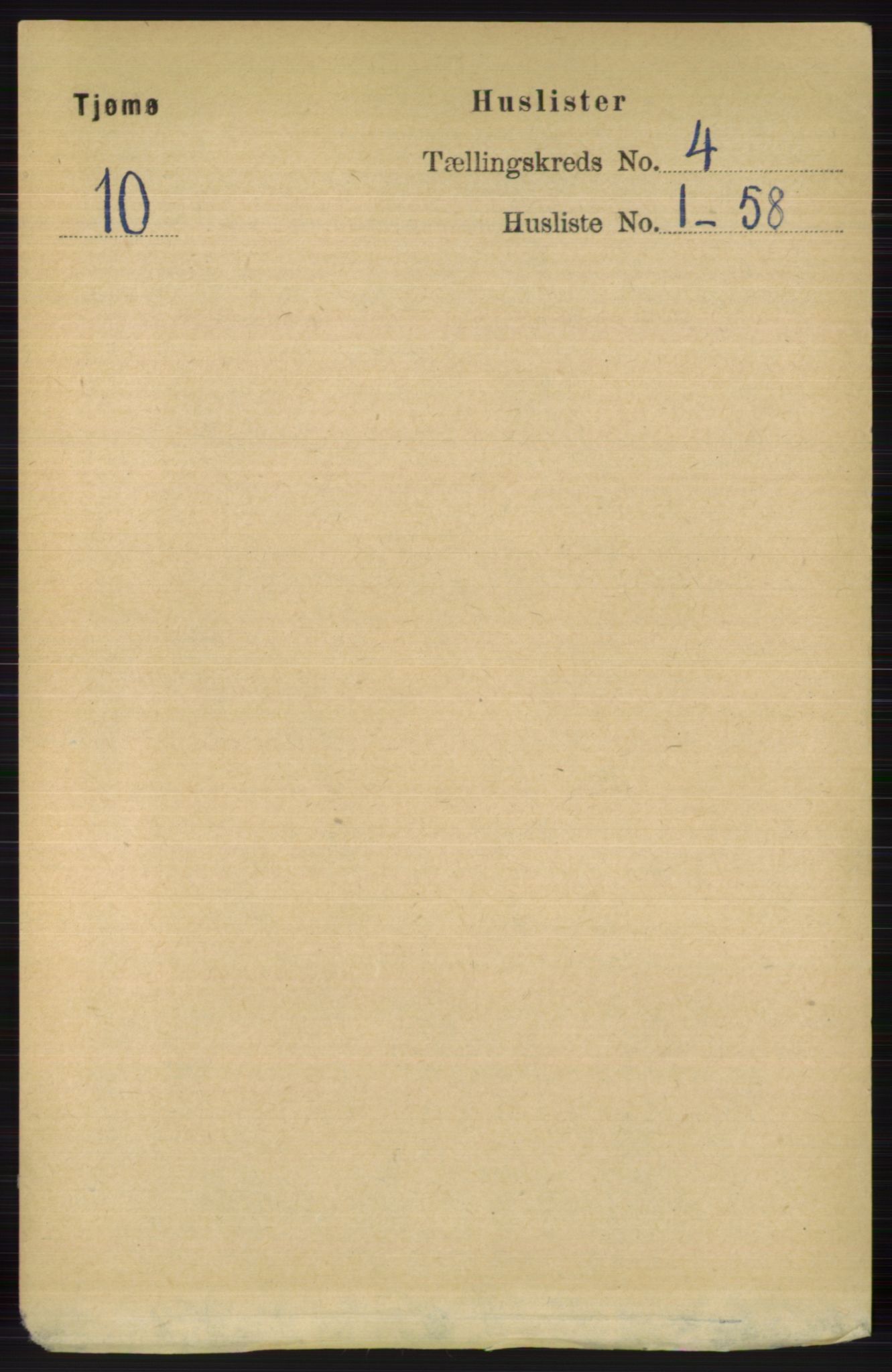 RA, 1891 census for 0723 Tjøme, 1891, p. 1210