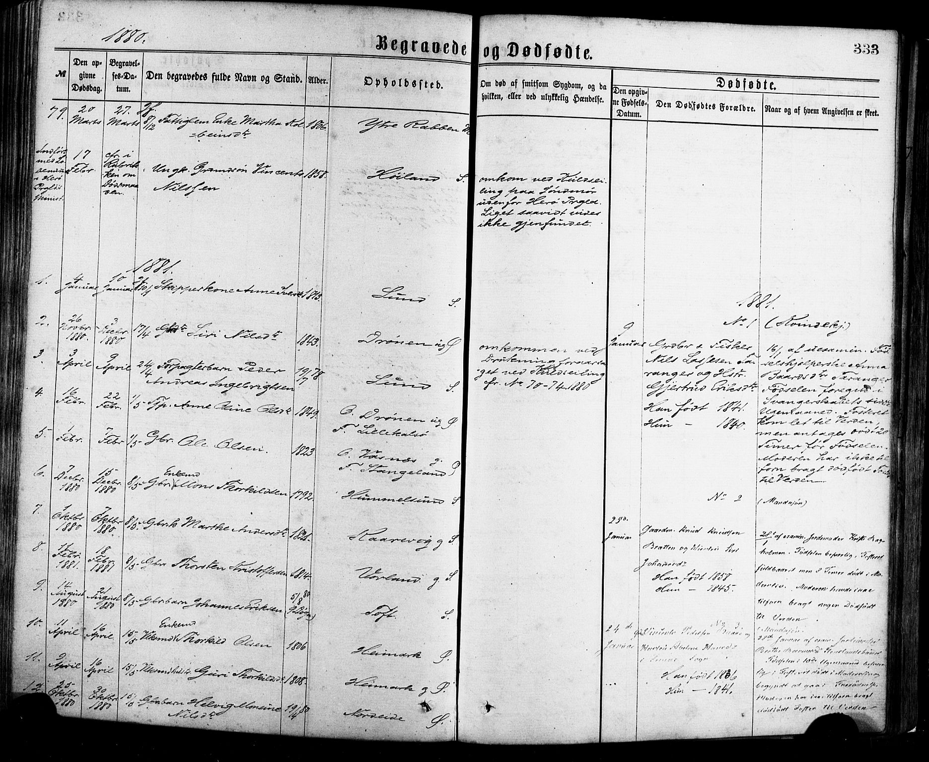 Sund sokneprestembete, SAB/A-99930: Parish register (official) no. A 15, 1867-1881, p. 333