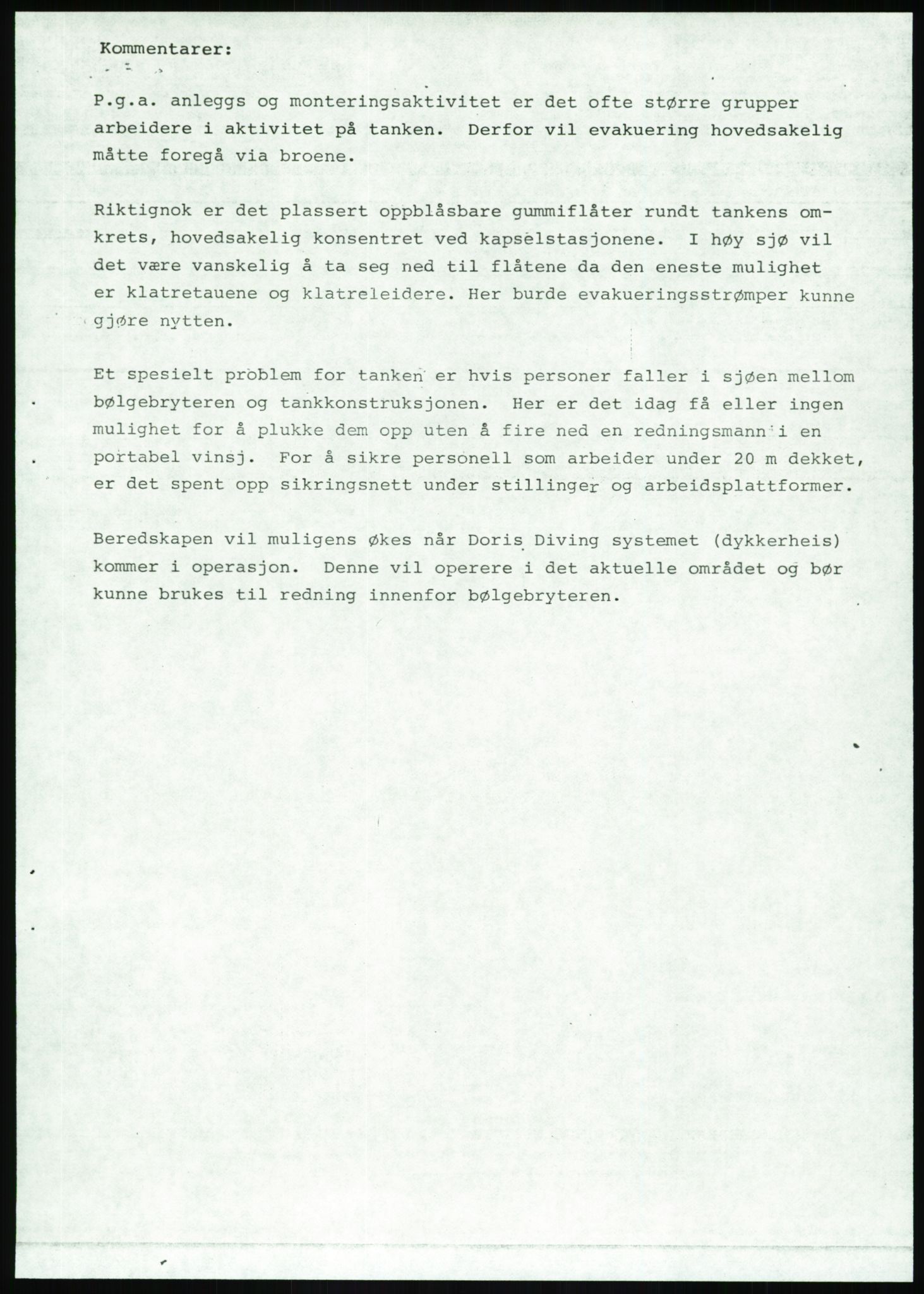 Justisdepartementet, Granskningskommisjonen ved Alexander Kielland-ulykken 27.3.1980, AV/RA-S-1165/D/L0020: X Opplæring/Kompetanse (Doku.liste + X1-X18 av 18)/Y Forskningsprosjekter (Doku.liste + Y1-Y7 av 9), 1980-1981, p. 348