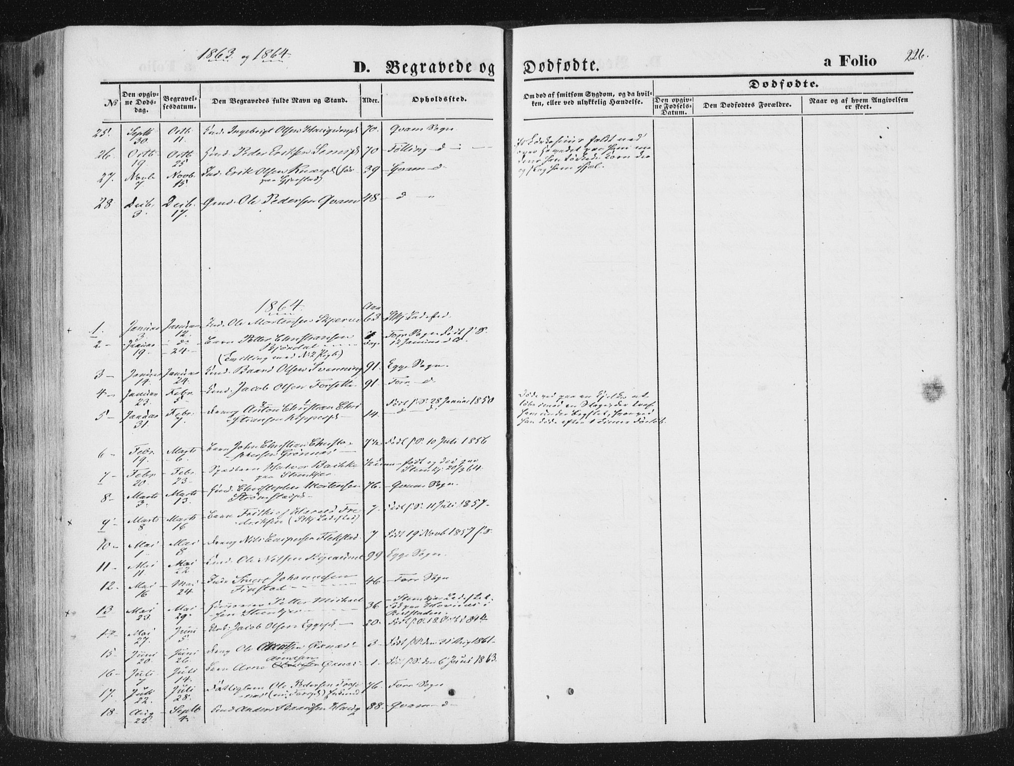 Ministerialprotokoller, klokkerbøker og fødselsregistre - Nord-Trøndelag, SAT/A-1458/746/L0447: Parish register (official) no. 746A06, 1860-1877, p. 226