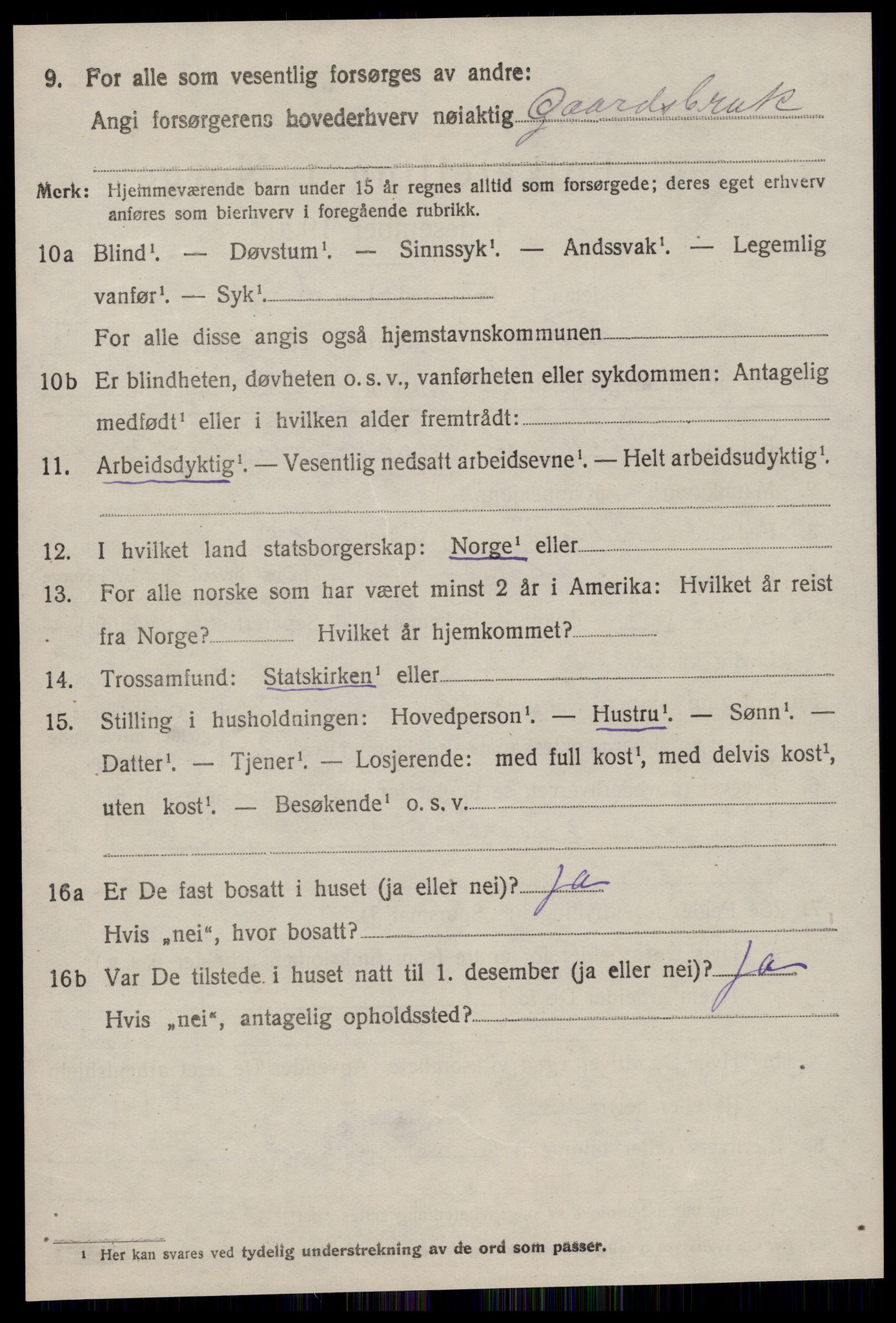 SAT, 1920 census for Fræna, 1920, p. 3546