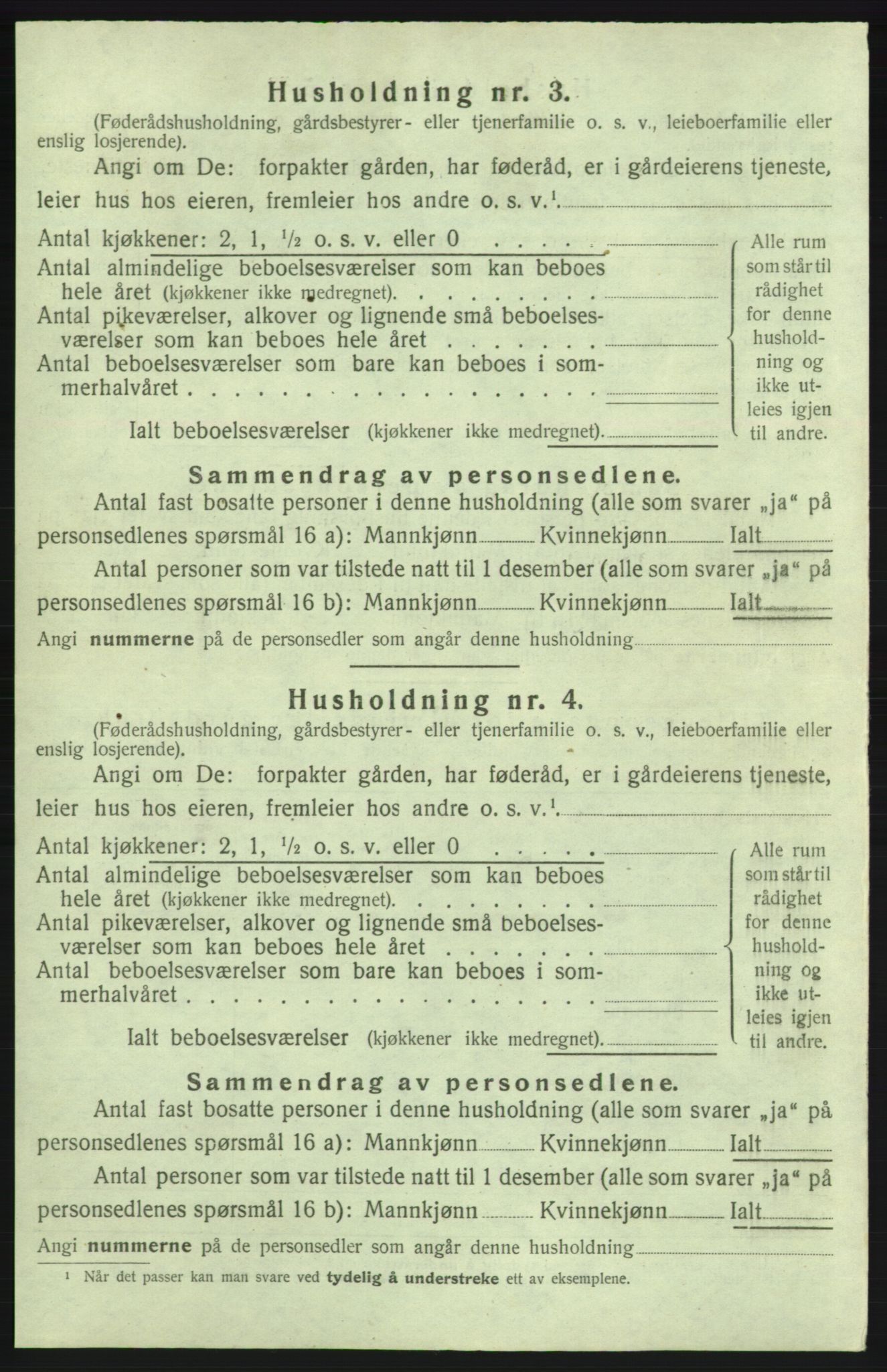 SAB, 1920 census for Kvinnherad, 1920, p. 942