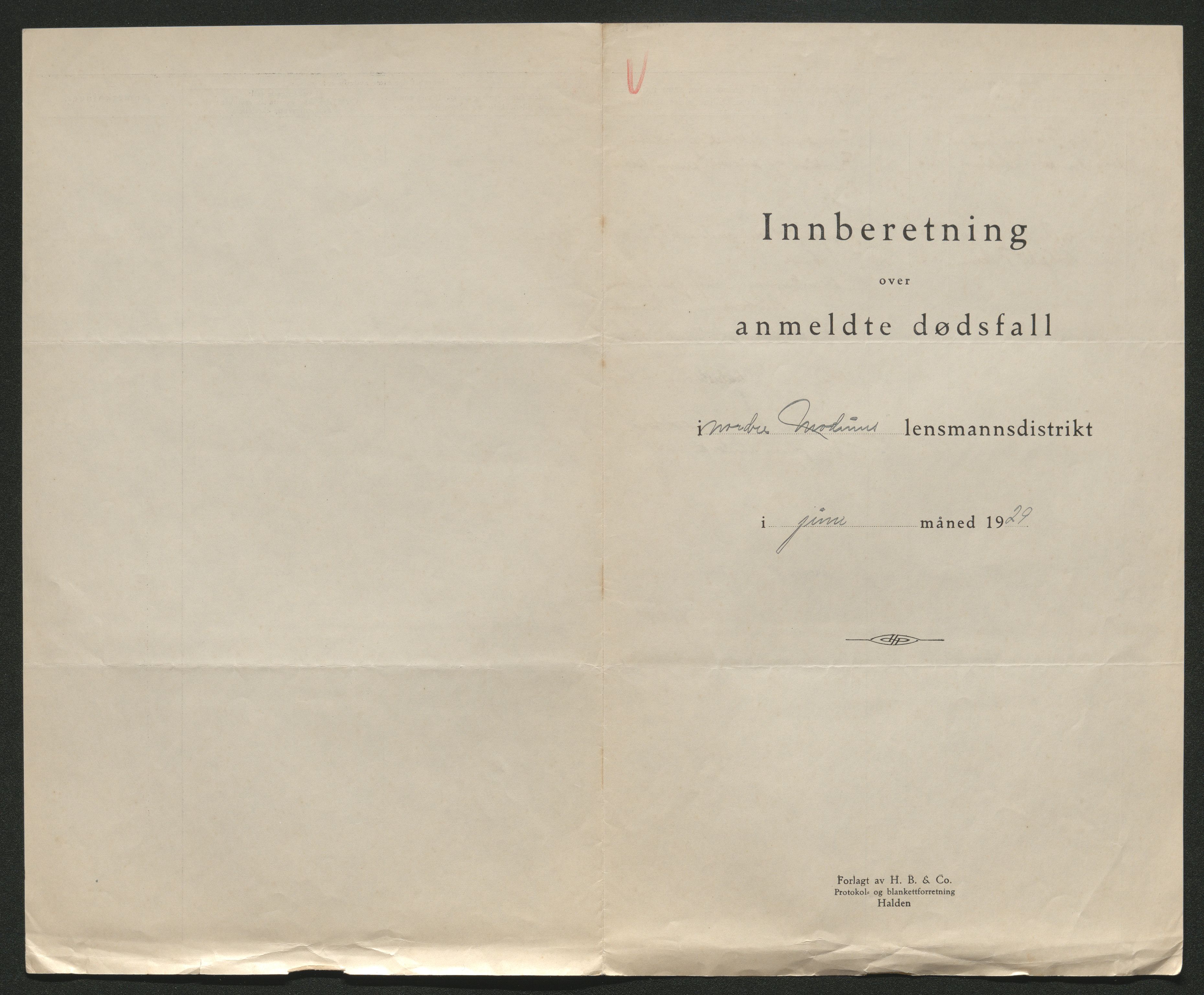 Eiker, Modum og Sigdal sorenskriveri, AV/SAKO-A-123/H/Ha/Hab/L0045: Dødsfallsmeldinger, 1928-1929, p. 884