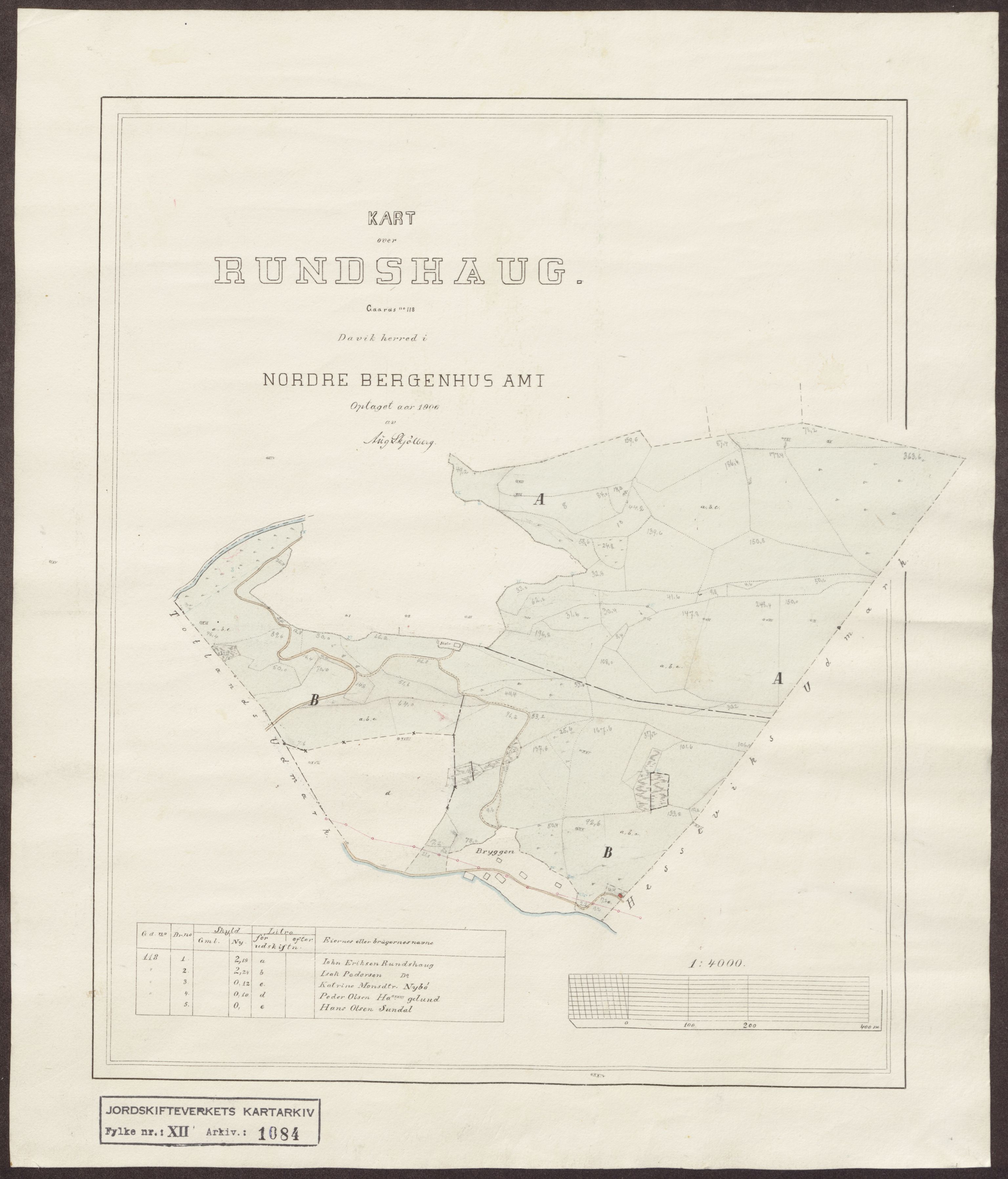 Jordskifteverkets kartarkiv, RA/S-3929/T, 1859-1988, p. 1224