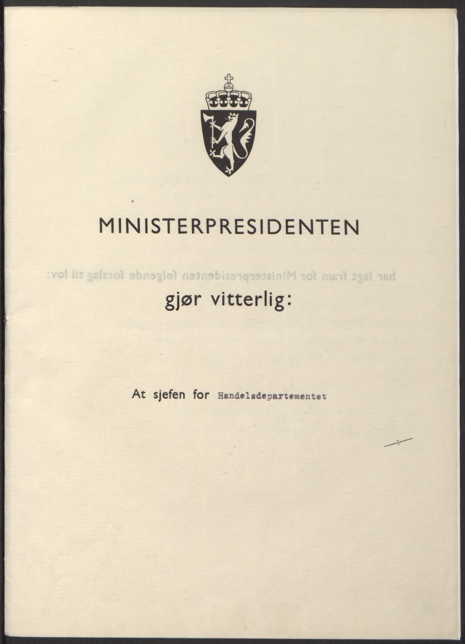 NS-administrasjonen 1940-1945 (Statsrådsekretariatet, de kommisariske statsråder mm), RA/S-4279/D/Db/L0098: Lover II, 1942, p. 65