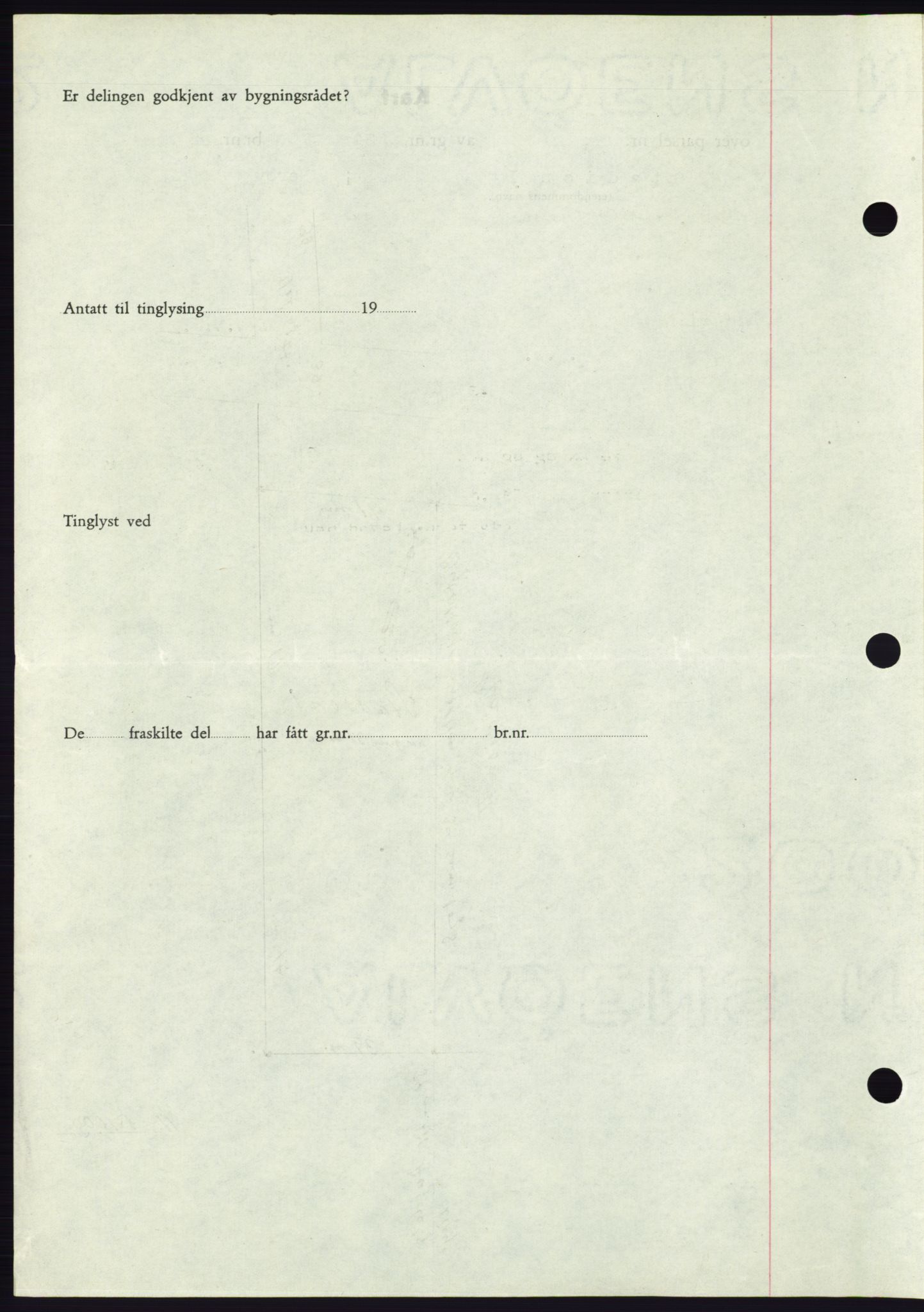 Søre Sunnmøre sorenskriveri, AV/SAT-A-4122/1/2/2C/L0077: Mortgage book no. 3A, 1945-1946, Diary no: : 688/1945