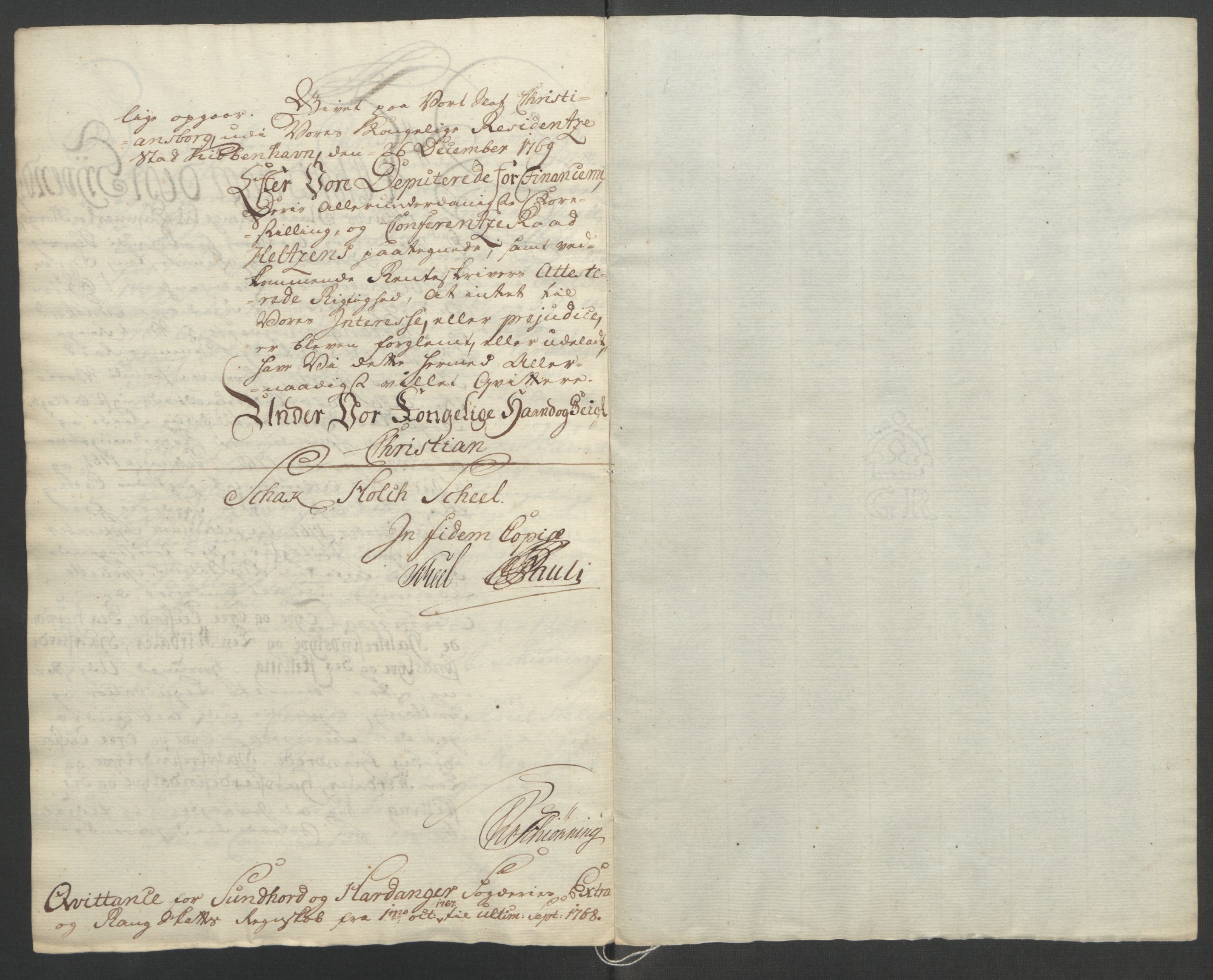 Rentekammeret inntil 1814, Reviderte regnskaper, Fogderegnskap, AV/RA-EA-4092/R48/L3136: Ekstraskatten Sunnhordland og Hardanger, 1762-1772, p. 158