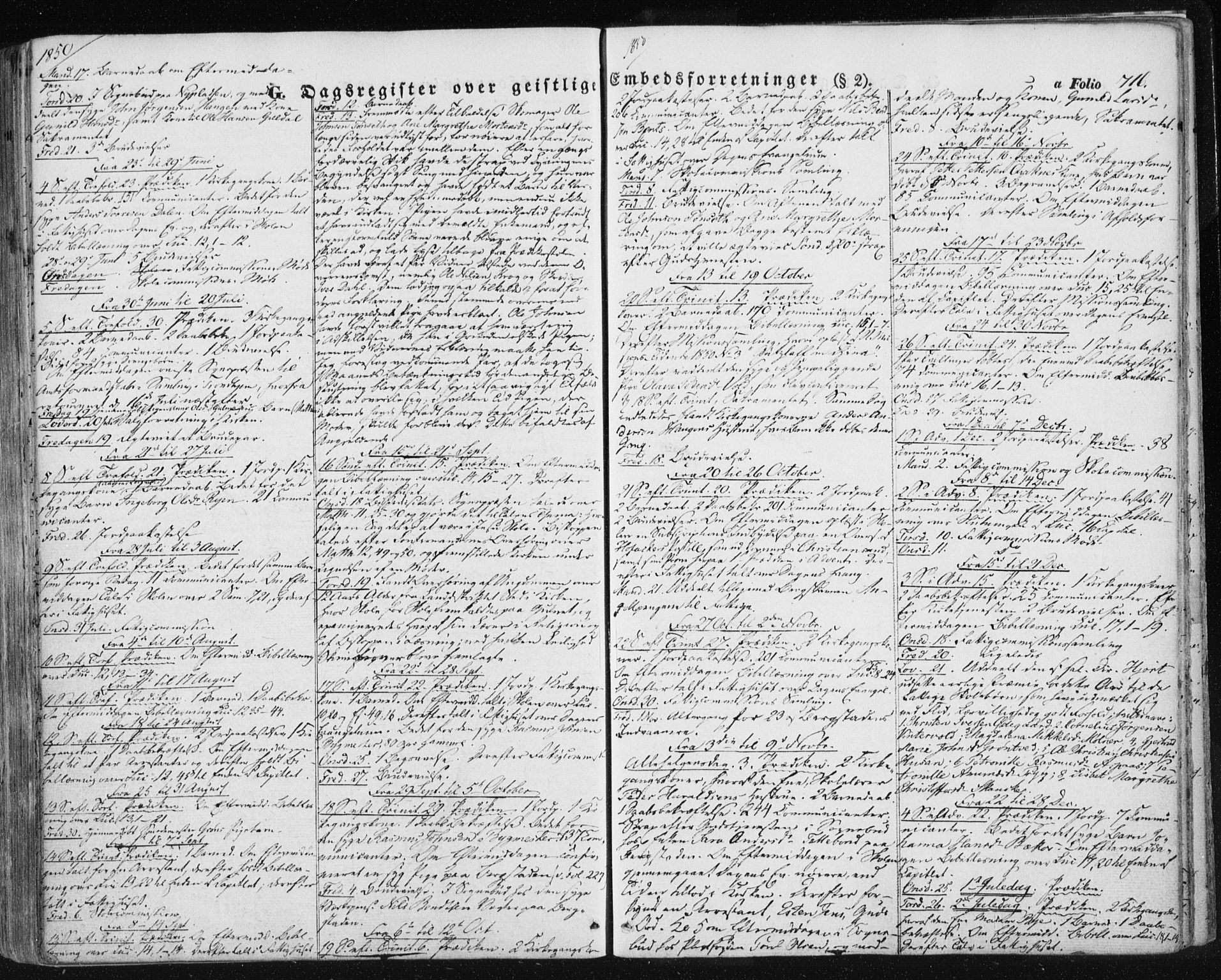 Ministerialprotokoller, klokkerbøker og fødselsregistre - Sør-Trøndelag, SAT/A-1456/681/L0931: Parish register (official) no. 681A09, 1845-1859, p. 716