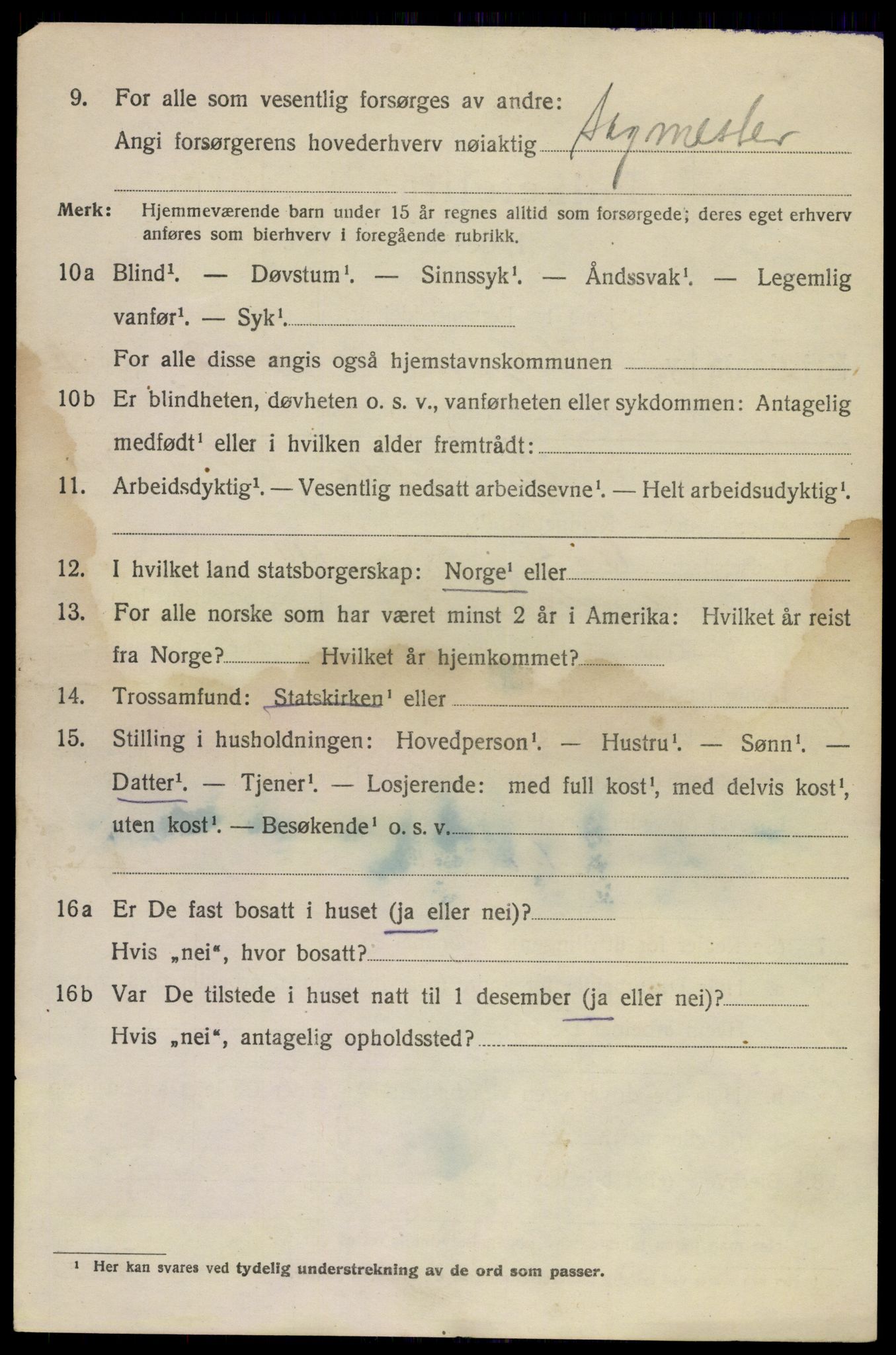 SAO, 1920 census for Kristiania, 1920, p. 560858