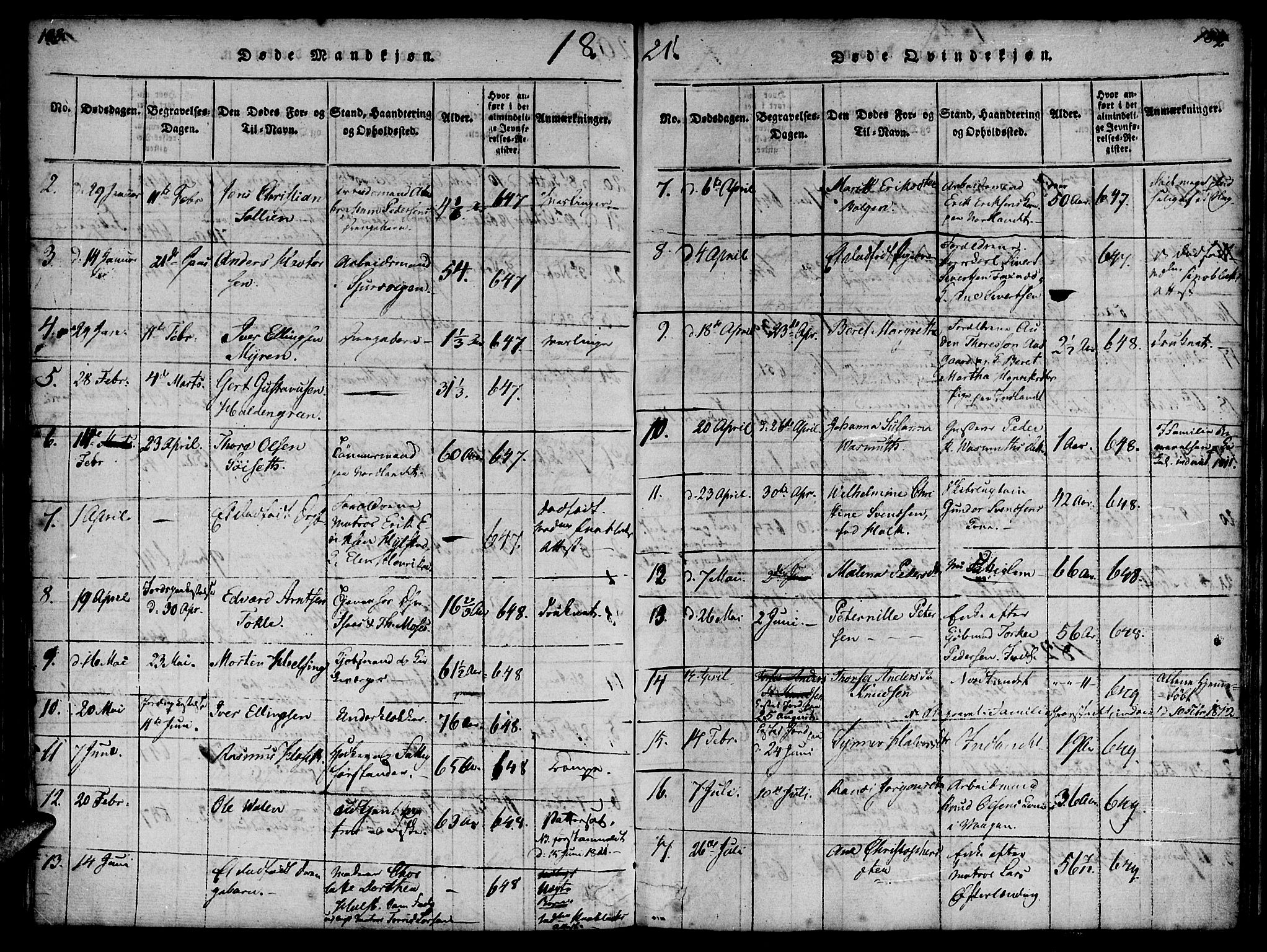 Ministerialprotokoller, klokkerbøker og fødselsregistre - Møre og Romsdal, AV/SAT-A-1454/572/L0842: Parish register (official) no. 572A05, 1819-1832, p. 188-189