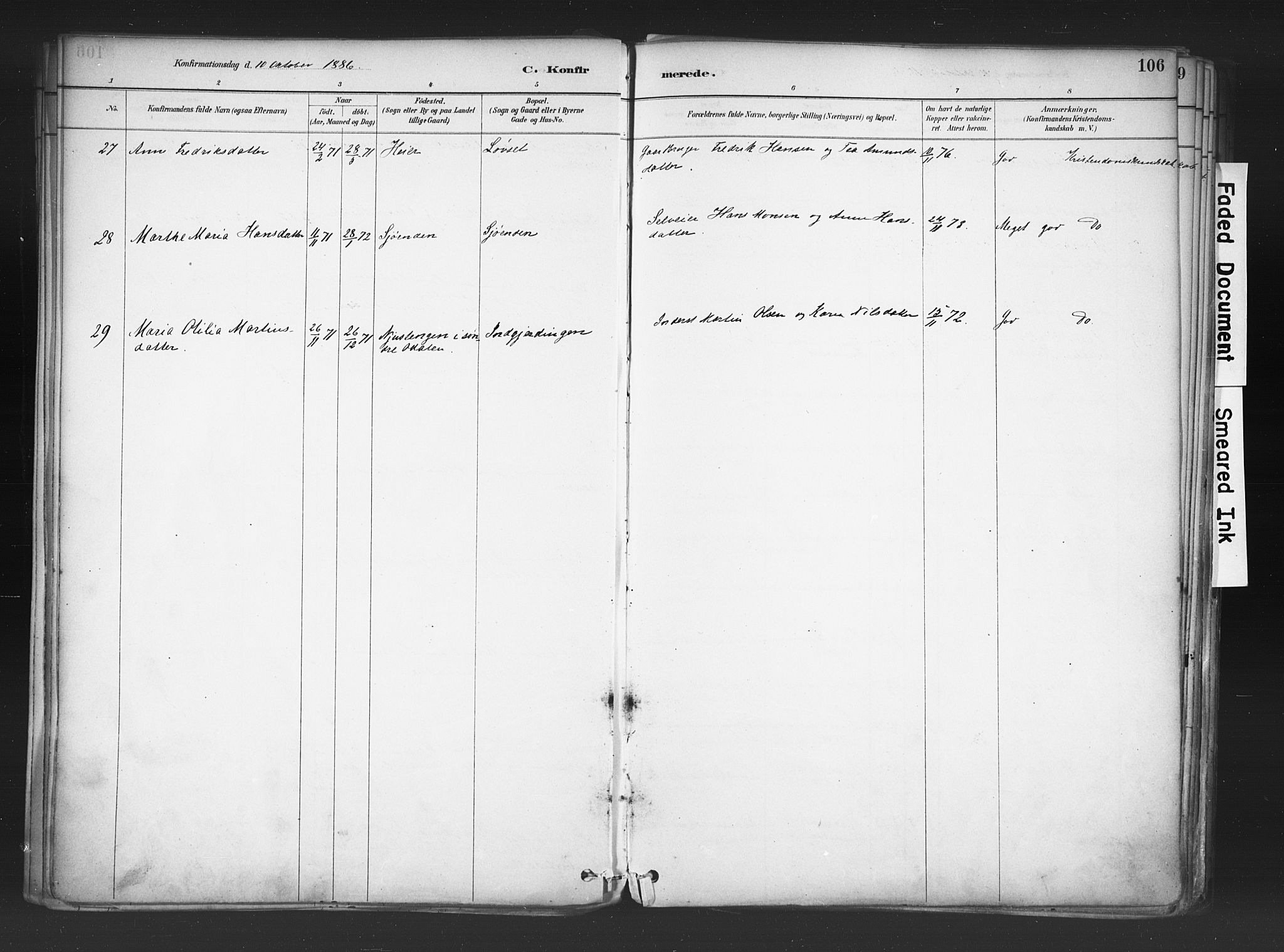 Nord-Odal prestekontor, AV/SAH-PREST-032/H/Ha/Haa/L0006: Parish register (official) no. 6, 1886-1901, p. 106