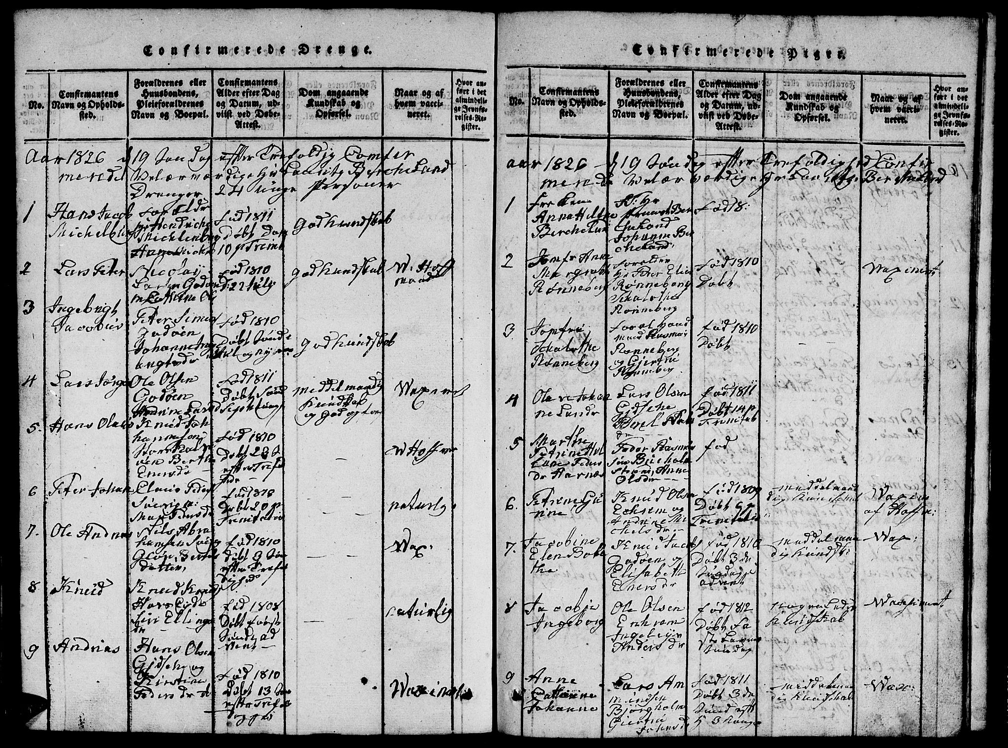 Ministerialprotokoller, klokkerbøker og fødselsregistre - Møre og Romsdal, AV/SAT-A-1454/528/L0423: Parish register (copy) no. 528C04, 1816-1827