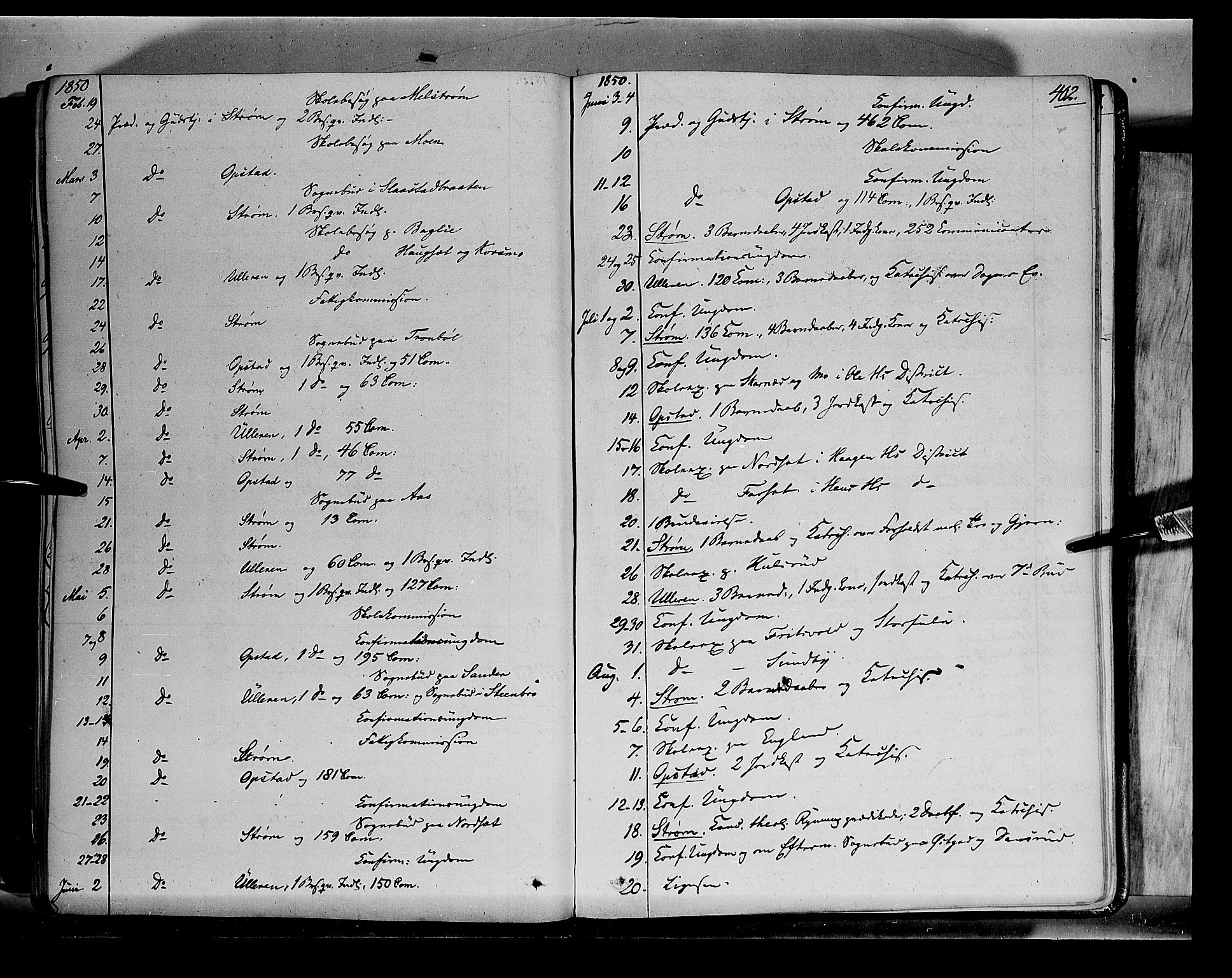 Sør-Odal prestekontor, AV/SAH-PREST-030/H/Ha/Haa/L0001: Parish register (official) no. 1, 1849-1859, p. 402