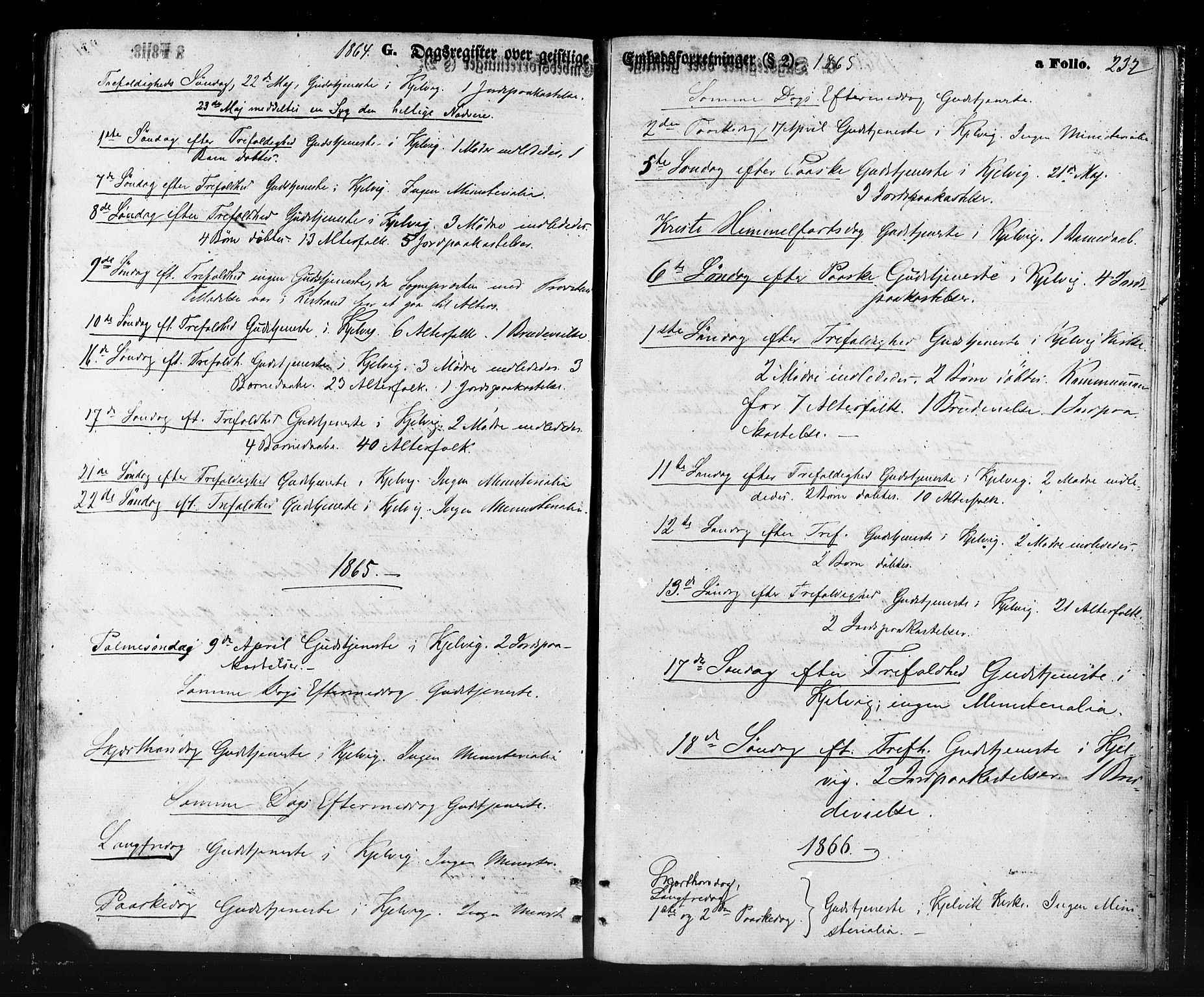 Måsøy sokneprestkontor, AV/SATØ-S-1348/H/Ha/L0006kirke: Parish register (official) no. 6, 1861-1886, p. 232