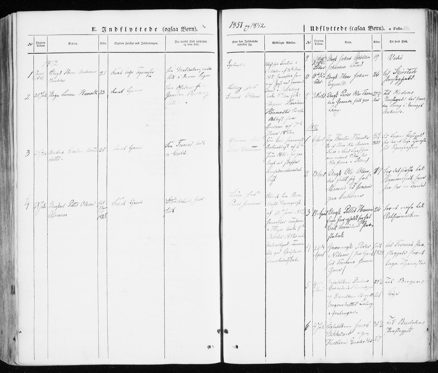 Ibestad sokneprestembete, SATØ/S-0077/H/Ha/Haa/L0008kirke: Parish register (official) no. 8, 1850-1859, p. 512