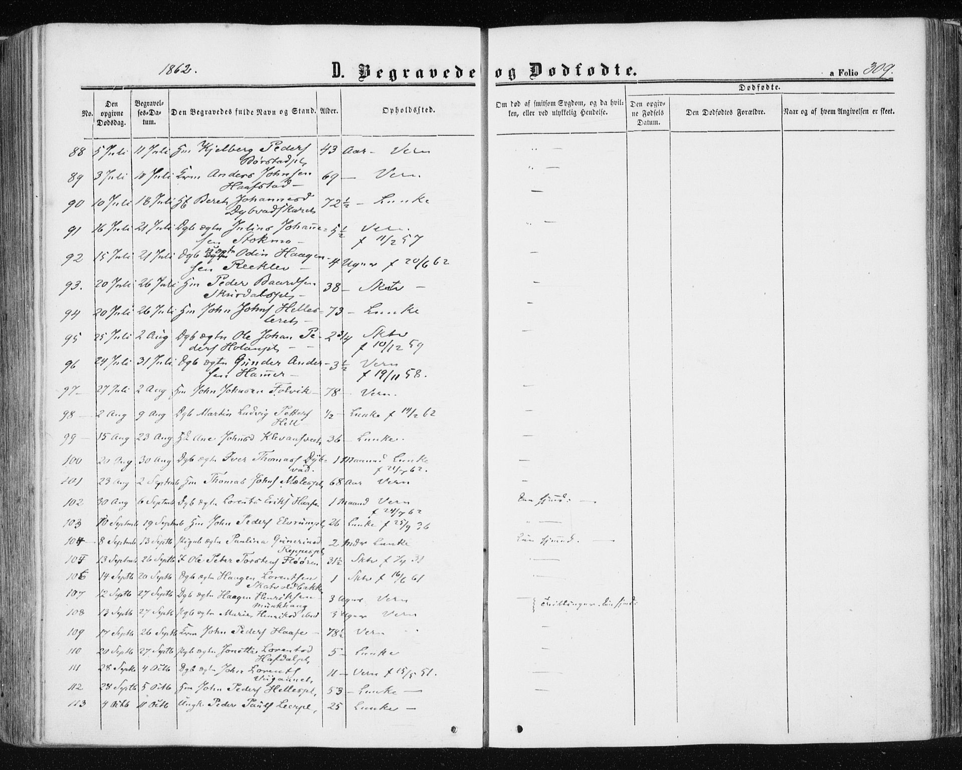 Ministerialprotokoller, klokkerbøker og fødselsregistre - Nord-Trøndelag, SAT/A-1458/709/L0075: Parish register (official) no. 709A15, 1859-1870, p. 309