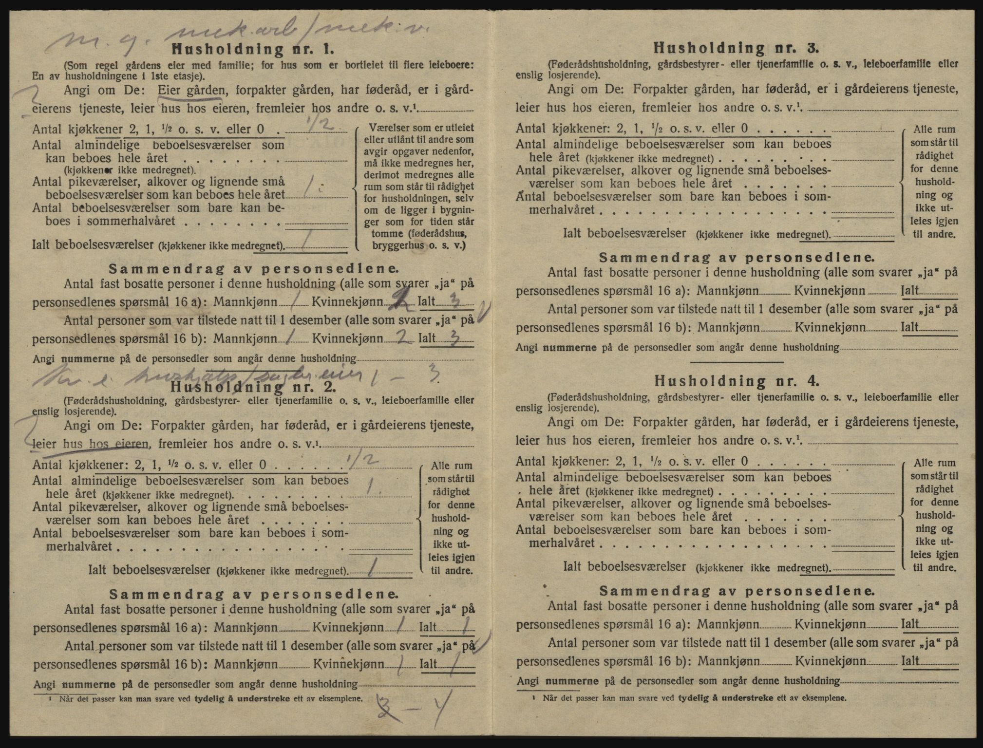 SAO, 1920 census for Glemmen, 1920, p. 1504