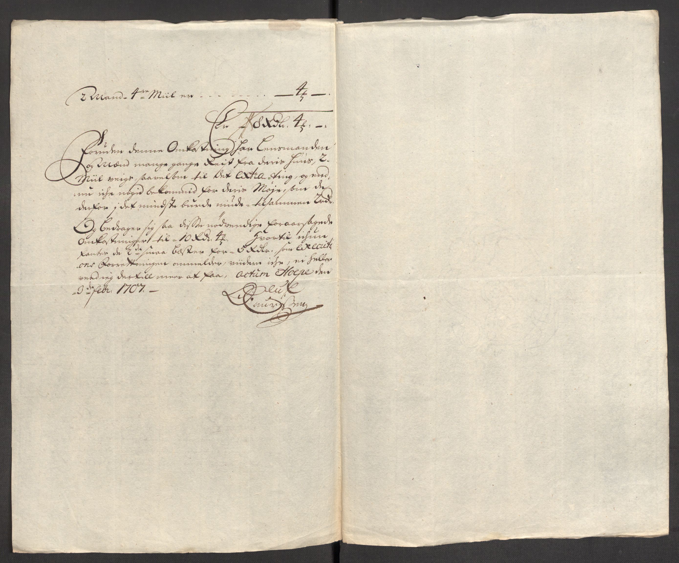 Rentekammeret inntil 1814, Reviderte regnskaper, Fogderegnskap, AV/RA-EA-4092/R48/L2984: Fogderegnskap Sunnhordland og Hardanger, 1706-1707, p. 139