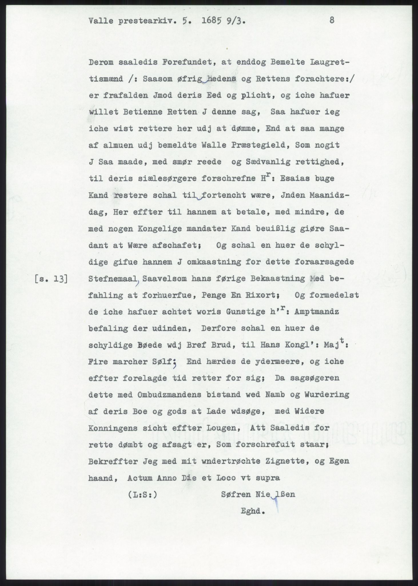 Samlinger til kildeutgivelse, Diplomavskriftsamlingen, AV/RA-EA-4053/H/Ha, p. 324