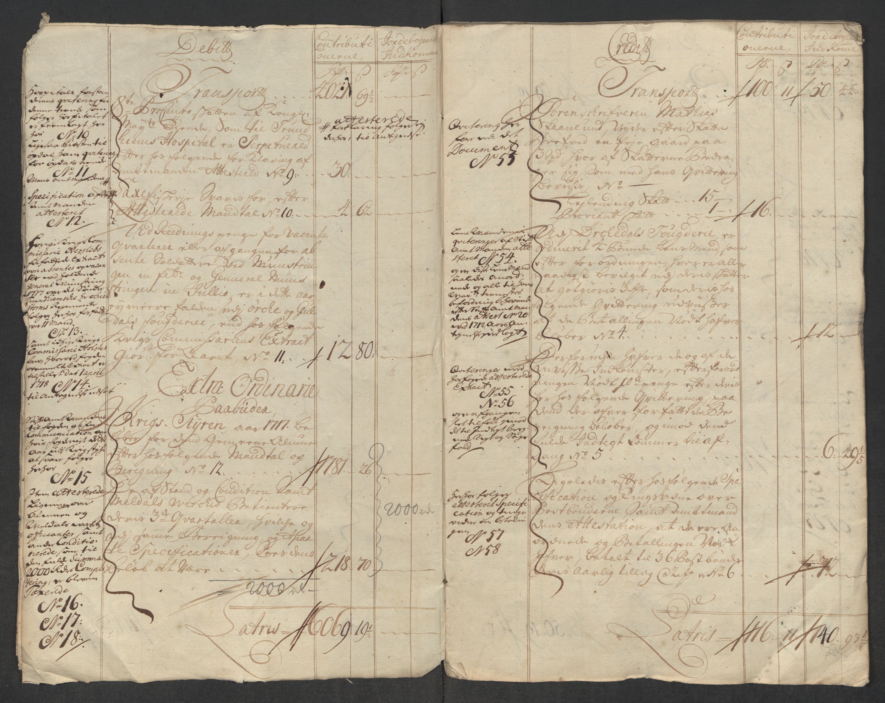 Rentekammeret inntil 1814, Reviderte regnskaper, Fogderegnskap, RA/EA-4092/R60/L3969: Fogderegnskap Orkdal og Gauldal, 1717, p. 6