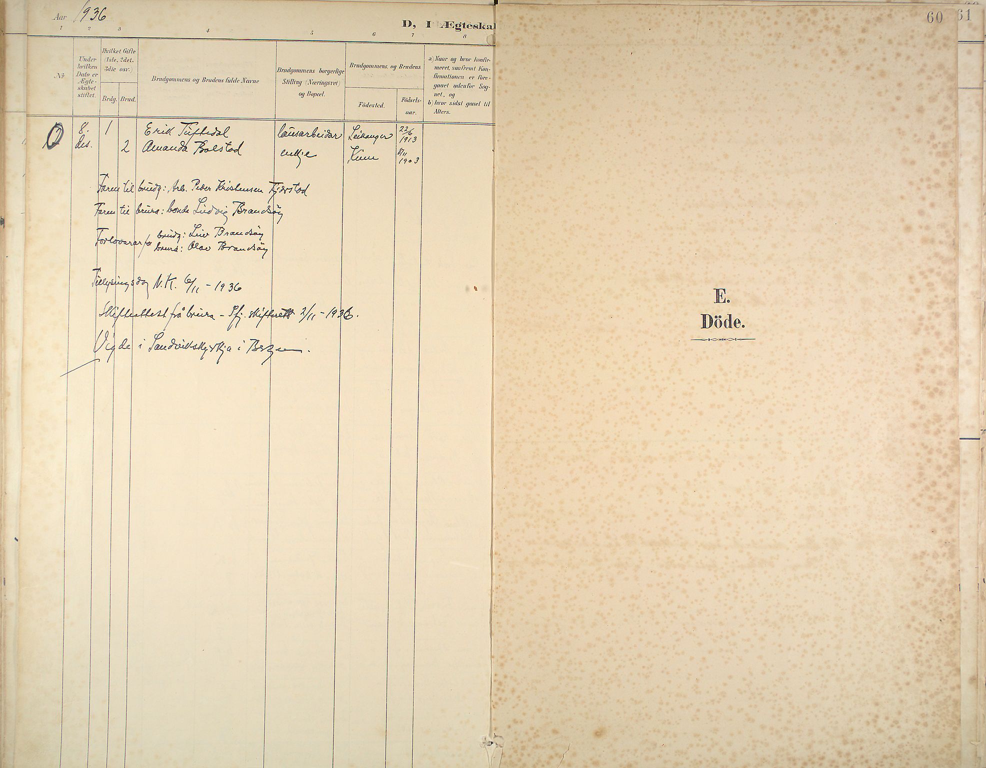 Kinn sokneprestembete, AV/SAB-A-80801/H/Haa/Haab/L0011: Parish register (official) no. B 11, 1886-1936, p. 60