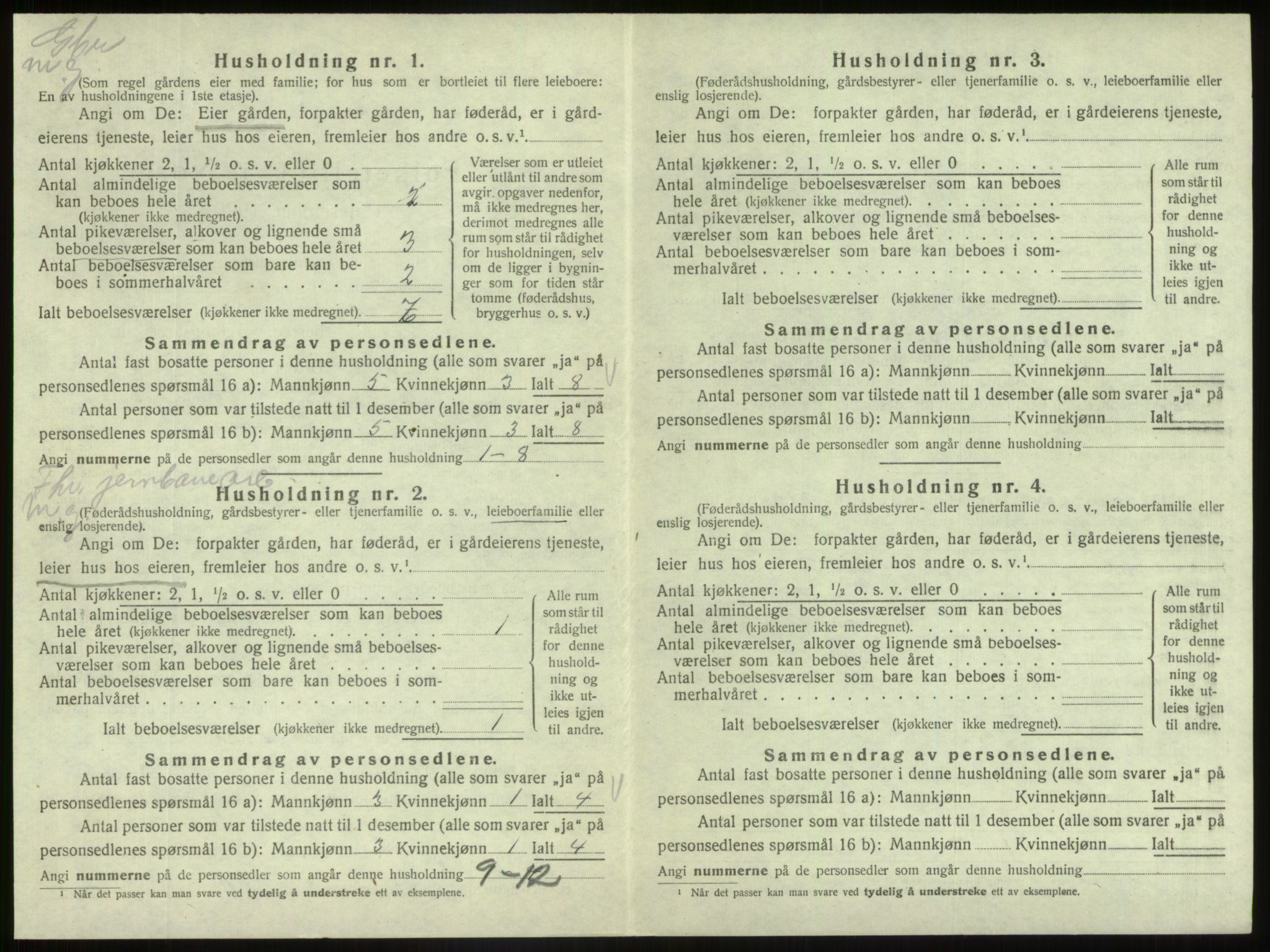 SAB, 1920 census for Fjaler, 1920, p. 313