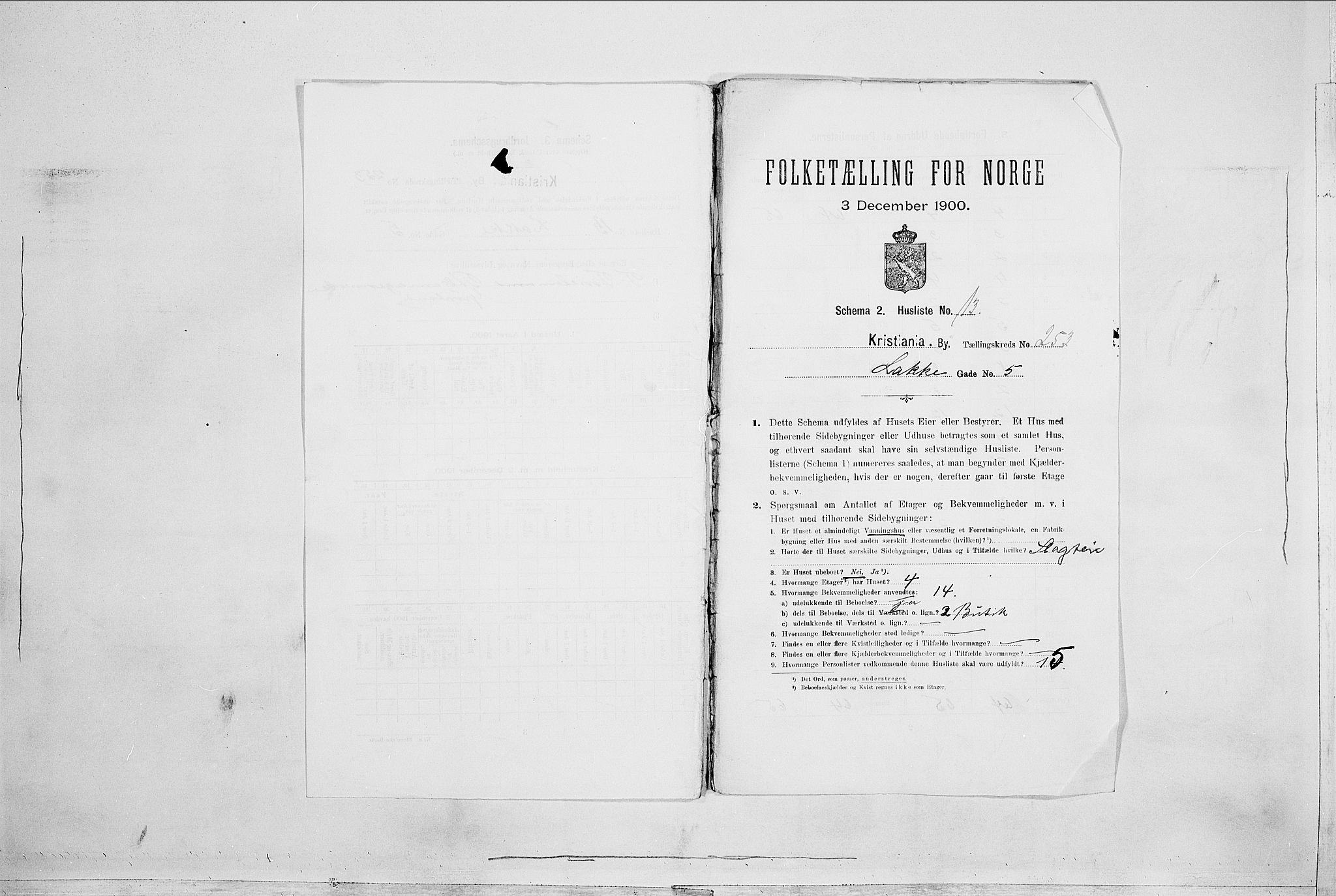 SAO, 1900 census for Kristiania, 1900, p. 50226