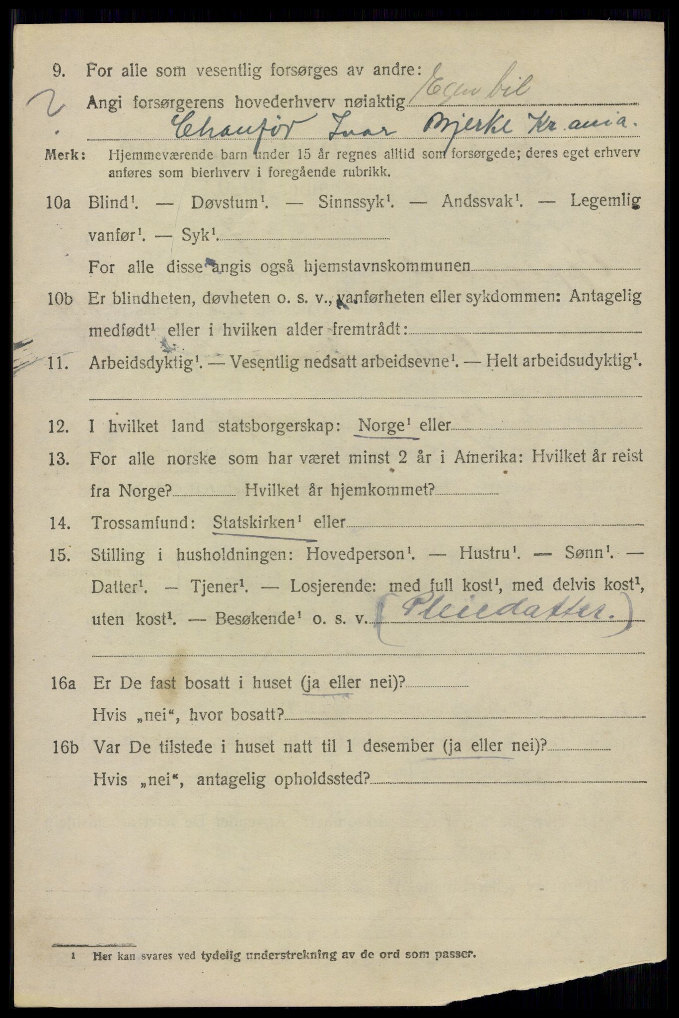 SAO, 1920 census for Oppegård, 1920, p. 4686