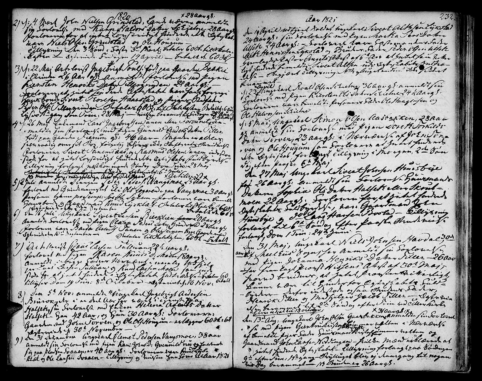 Ministerialprotokoller, klokkerbøker og fødselsregistre - Sør-Trøndelag, SAT/A-1456/618/L0438: Parish register (official) no. 618A03, 1783-1815, p. 232