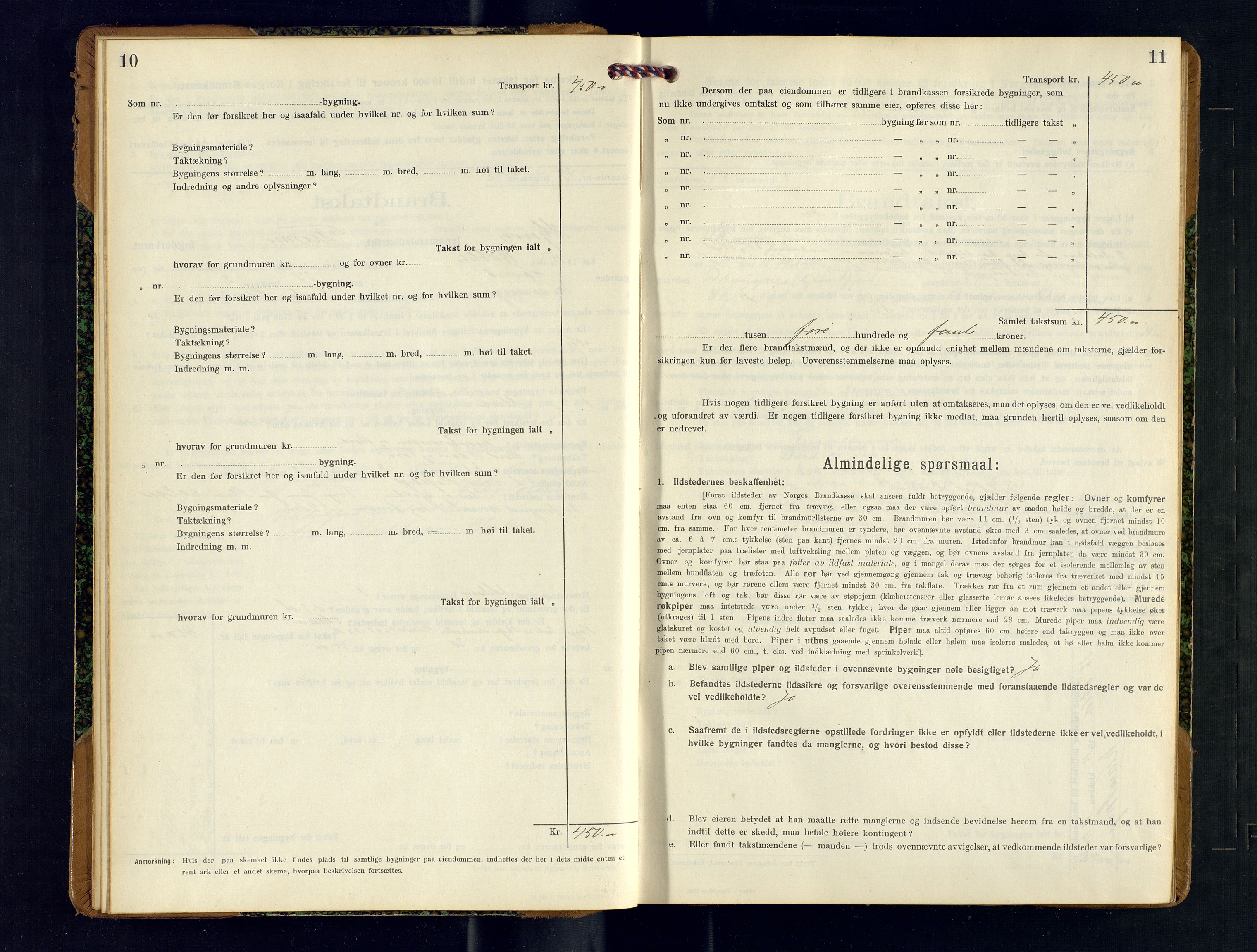 Skjervøy lensmannskontor, AV/SATØ-SATØ-63/F/Fu/Fub/L0250: Branntakstprotokoll (S), 1914-1917, p. 10-11