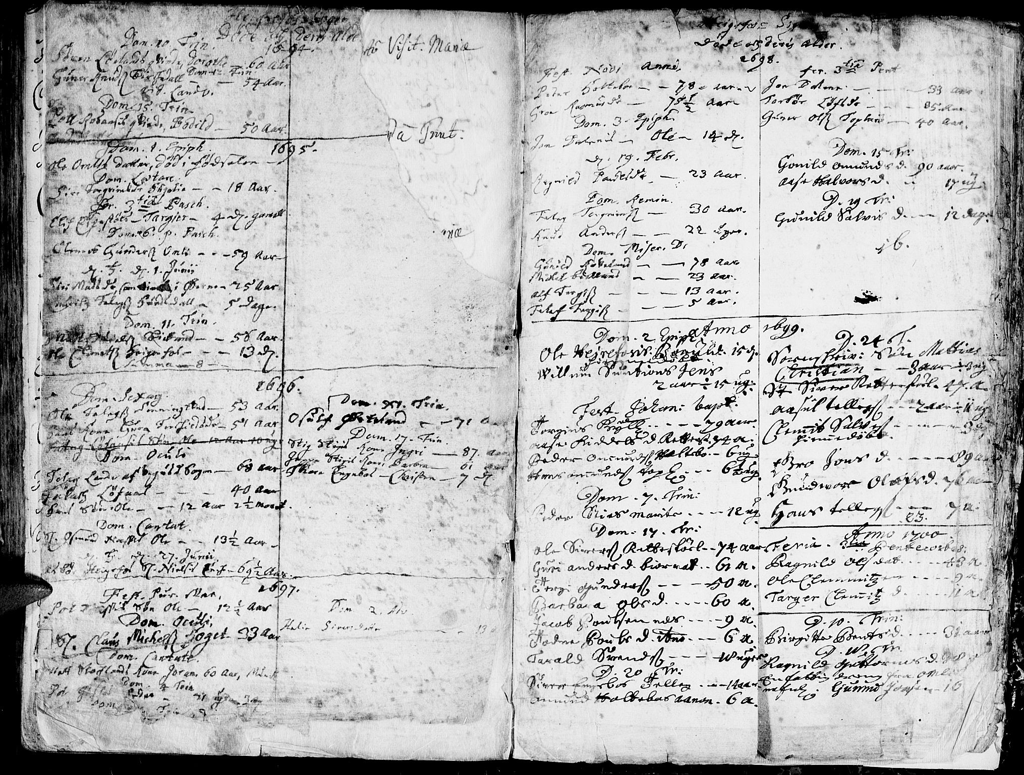 Hommedal sokneprestkontor, AV/SAK-1111-0023/F/Fa/Fab/L0001: Parish register (official) no. A 1 /3, 1690-1738