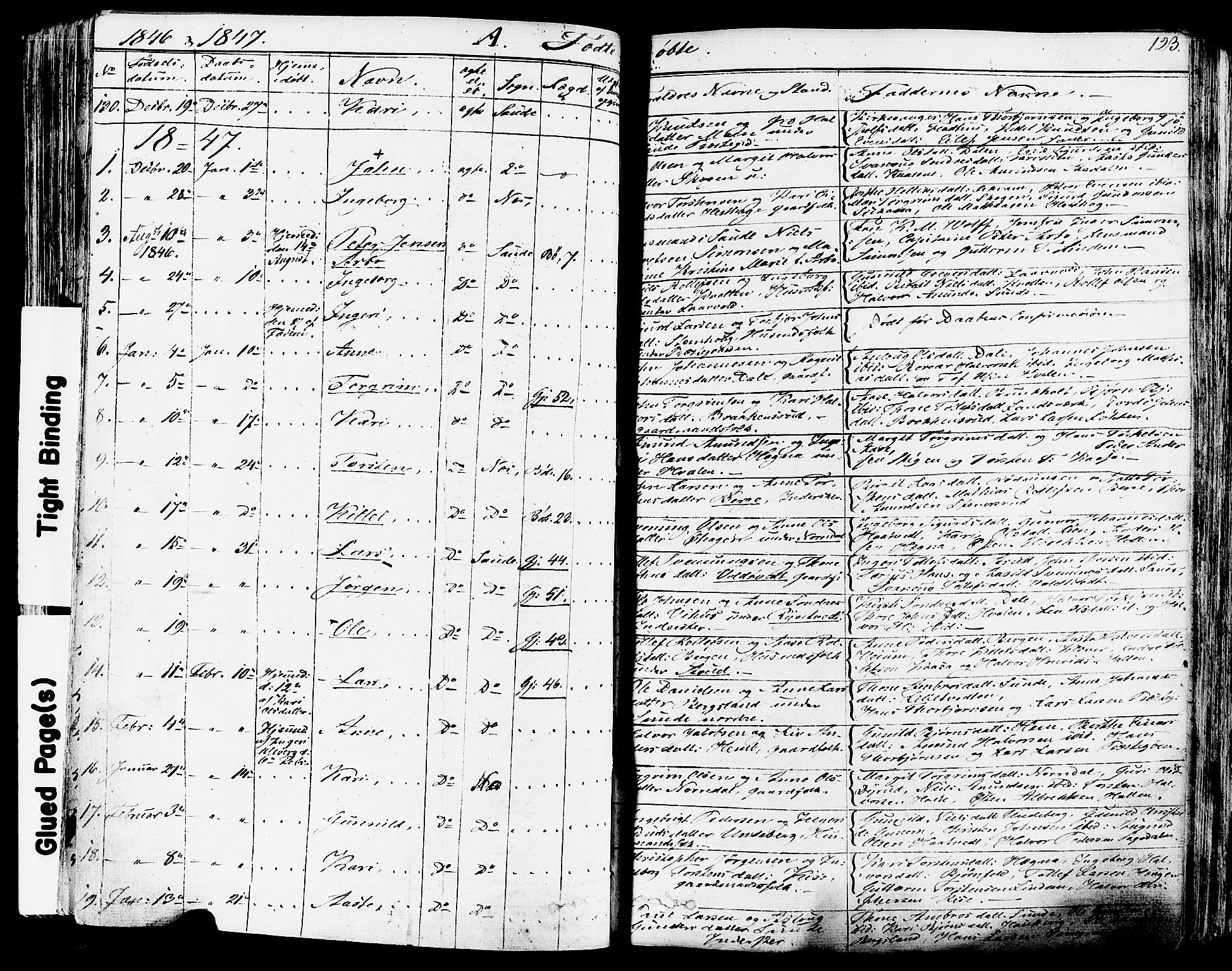 Sauherad kirkebøker, SAKO/A-298/F/Fa/L0006: Parish register (official) no. I 6, 1827-1850, p. 123
