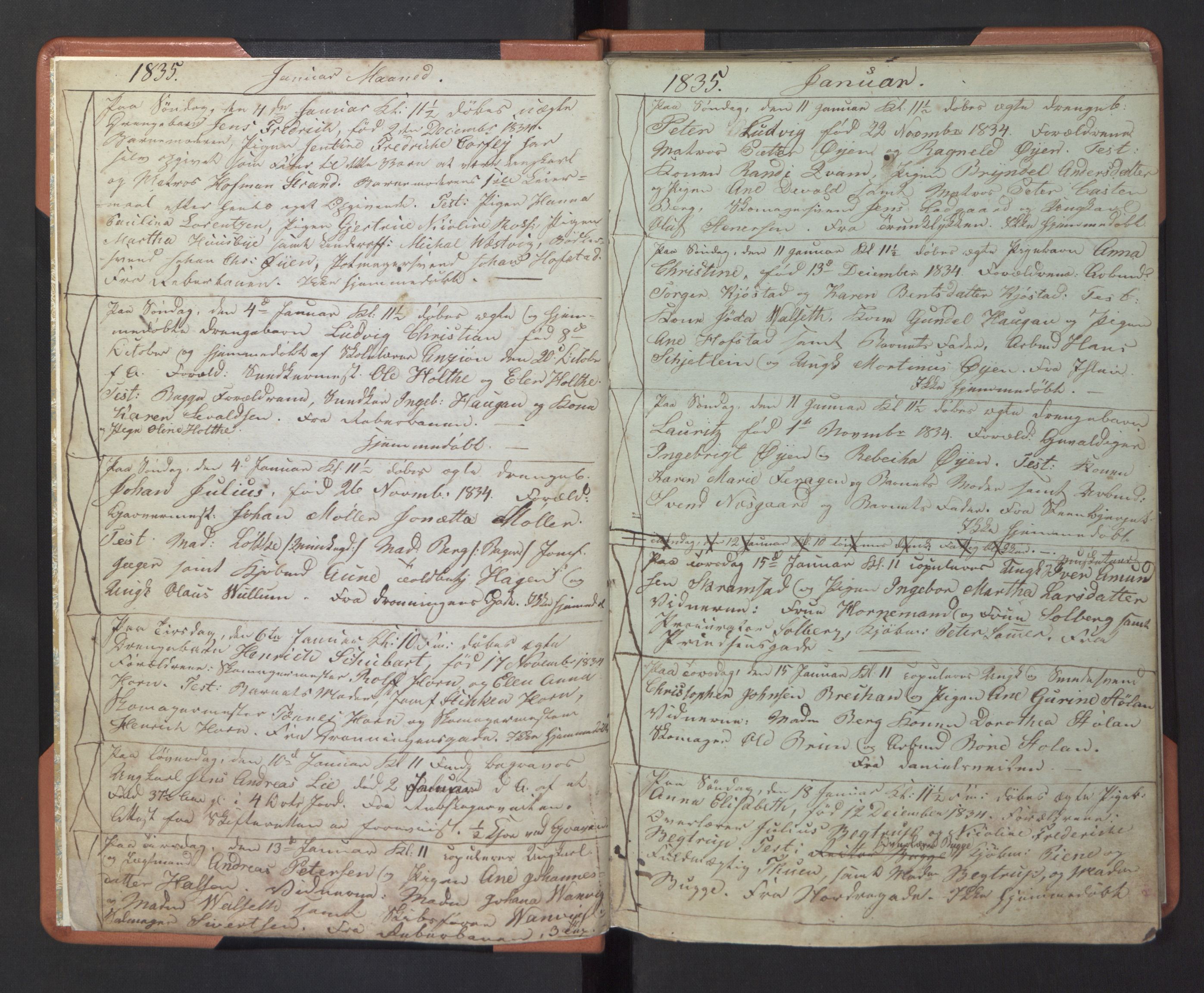 Ministerialprotokoller, klokkerbøker og fødselsregistre - Sør-Trøndelag, SAT/A-1456/601/L0065: Diary records no. 601A32, 1835-1837