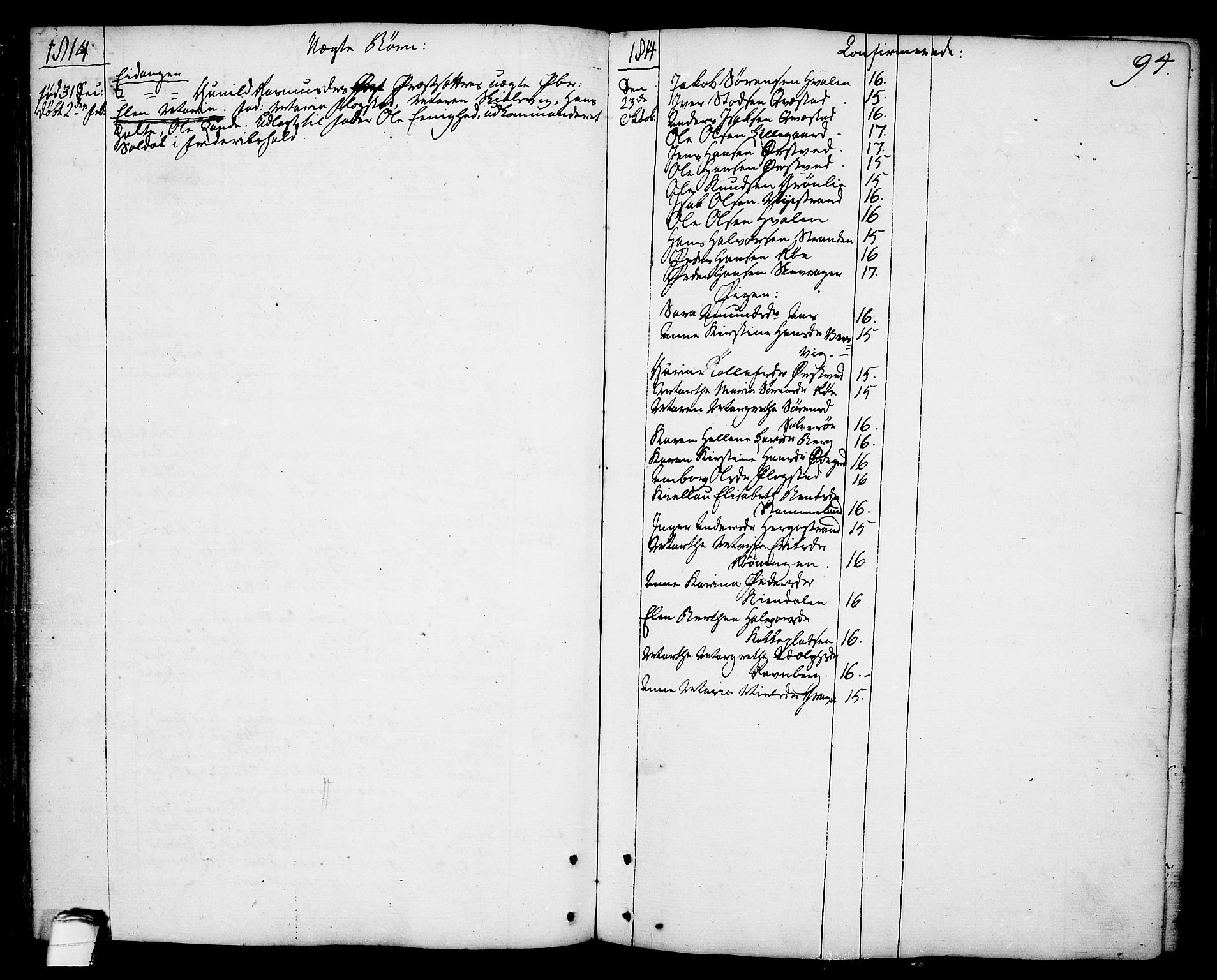 Eidanger kirkebøker, SAKO/A-261/F/Fa/L0006: Parish register (official) no. 6, 1764-1814, p. 94