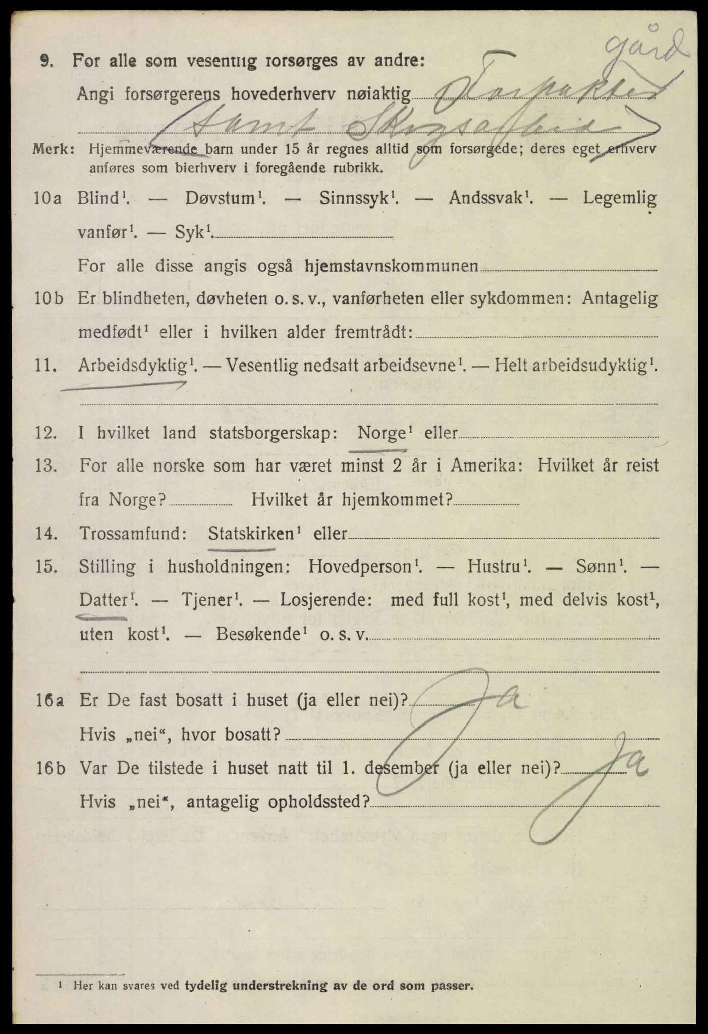 SAH, 1920 census for Torpa, 1920, p. 1656