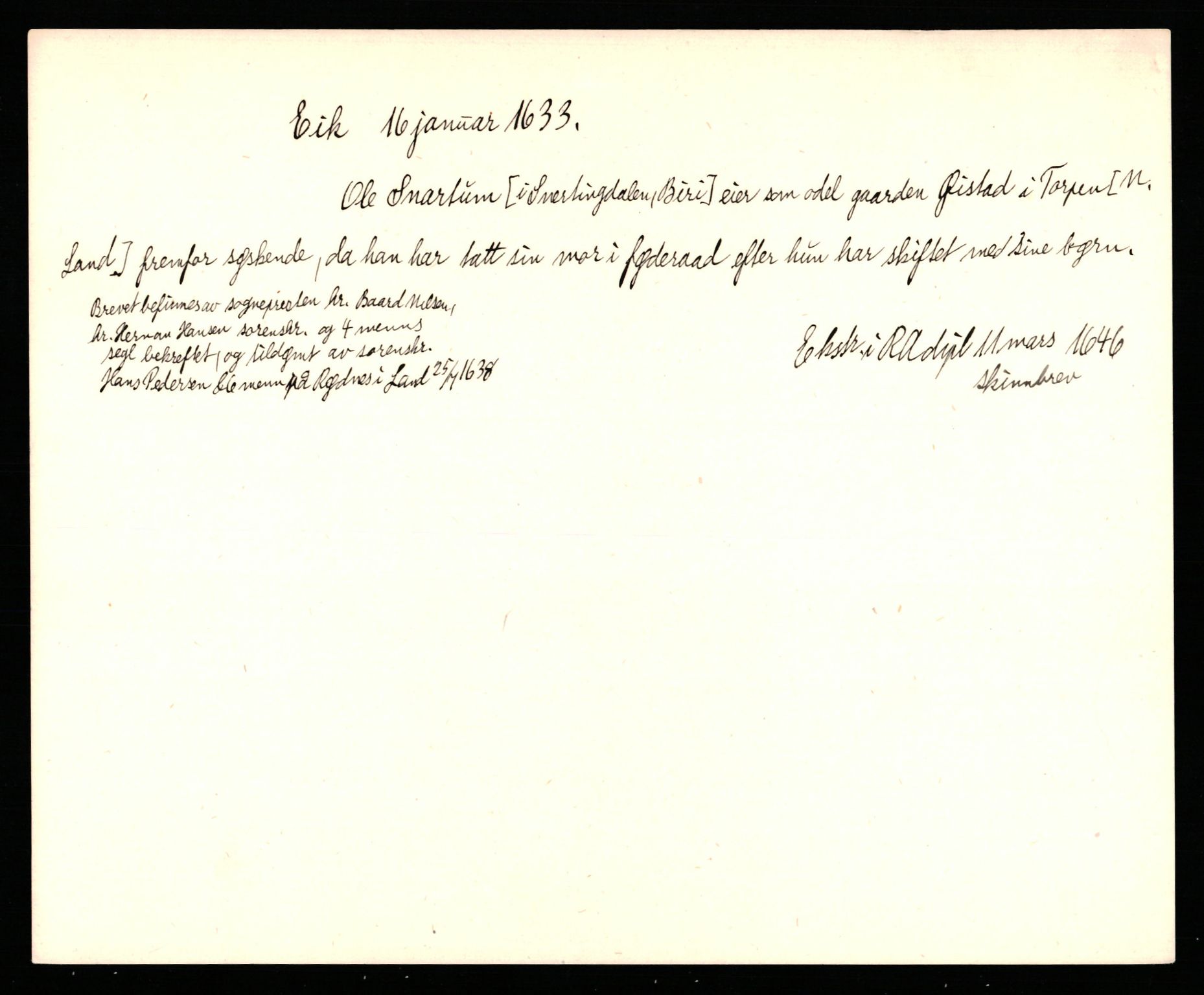 Riksarkivets diplomsamling, AV/RA-EA-5965/F35/F35b/L0007: Riksarkivets diplomer, seddelregister, 1625-1634, p. 559