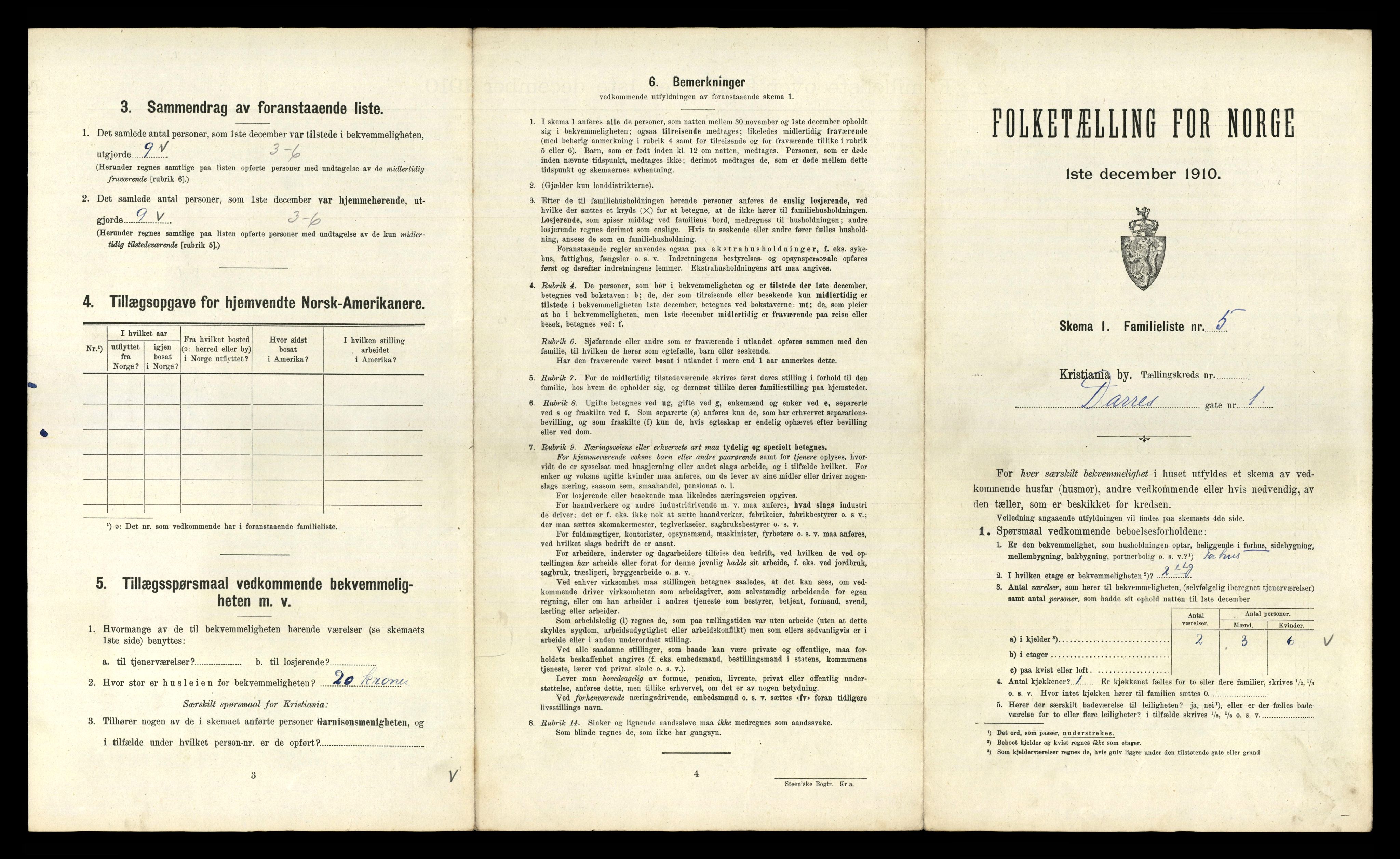 RA, 1910 census for Kristiania, 1910, p. 16009