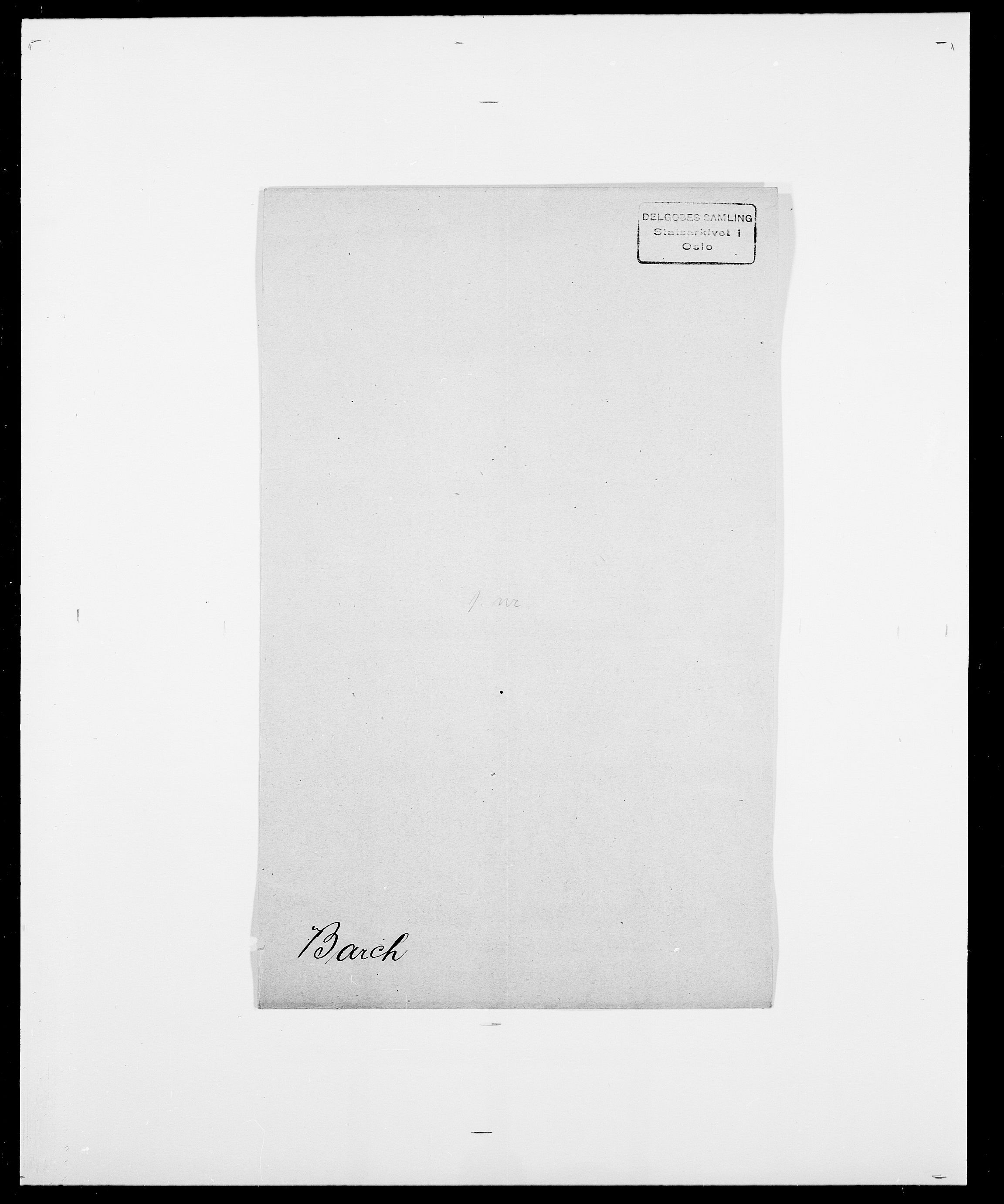 Delgobe, Charles Antoine - samling, SAO/PAO-0038/D/Da/L0003: Barca - Bergen, p. 274
